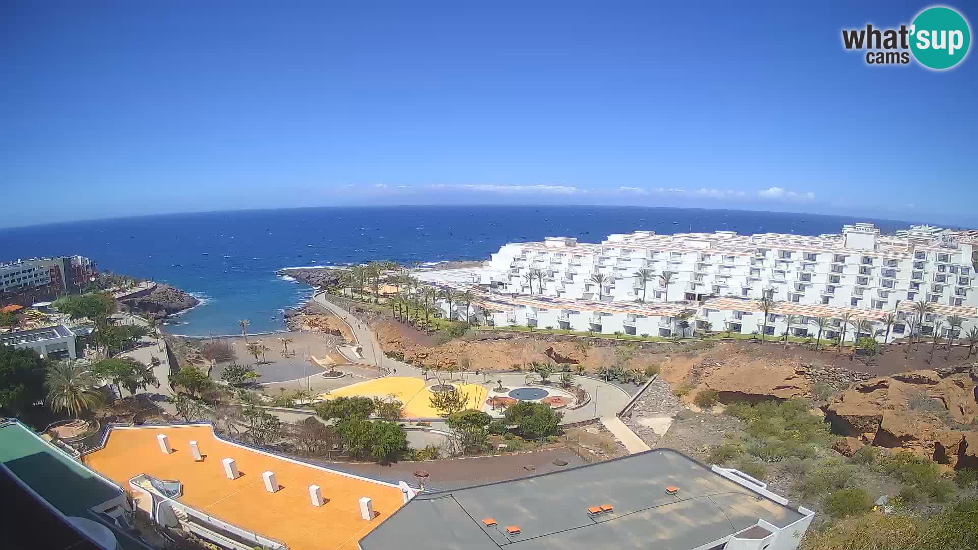 Webcam en vivo Playa de Las Galgas – Playa Paraíso – Isla de La Gomera – Costa Adeje – Tenerife