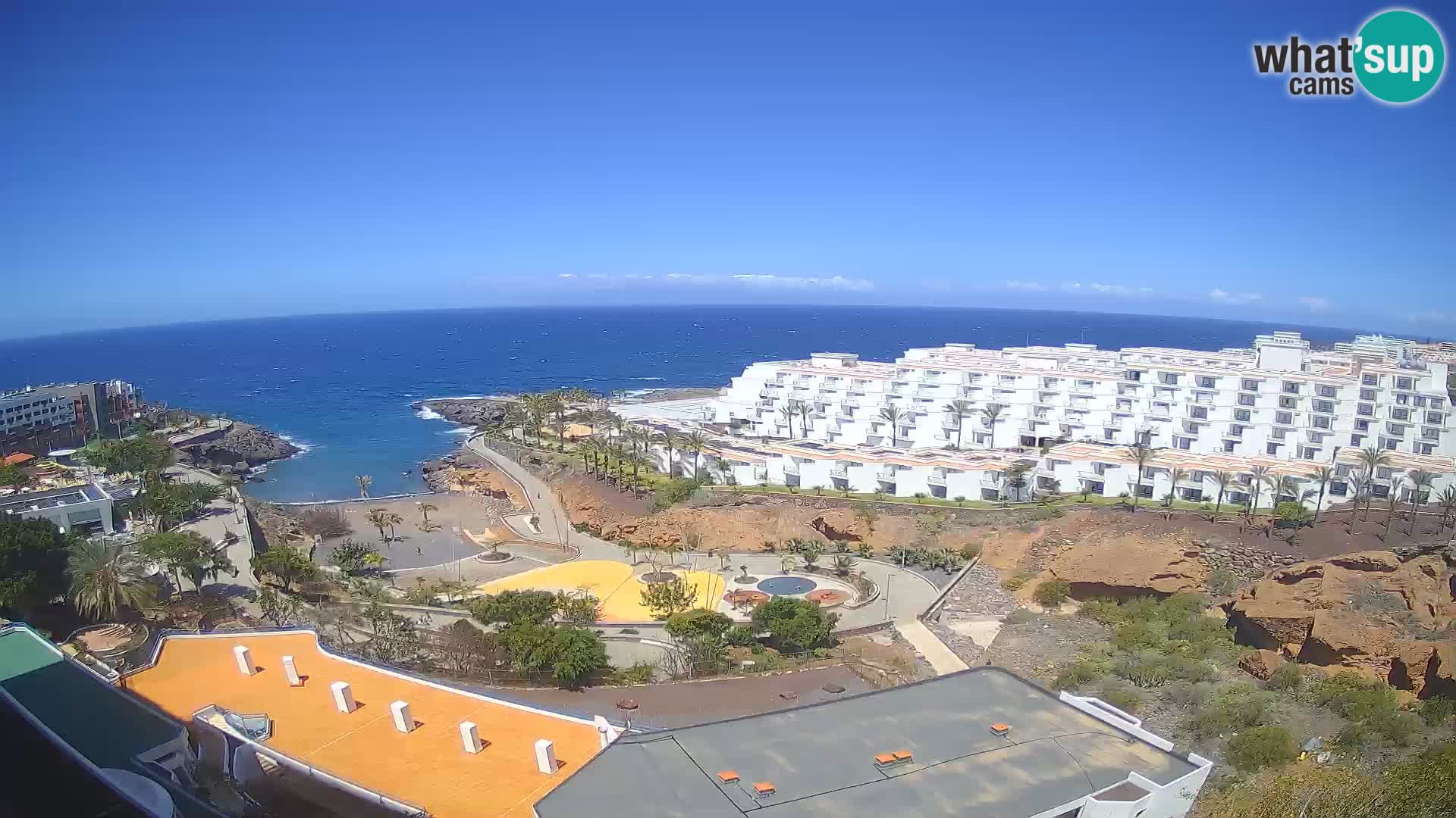 Webcam en vivo Playa de Las Galgas – Playa Paraíso – Isla de La Gomera – Costa Adeje – Tenerife