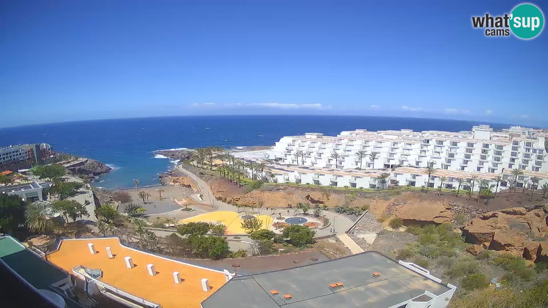 Webcam en direct Playa de Las Galgas – Playa Paraiso – île de La Gomera – Costa Adeje – Tenerife