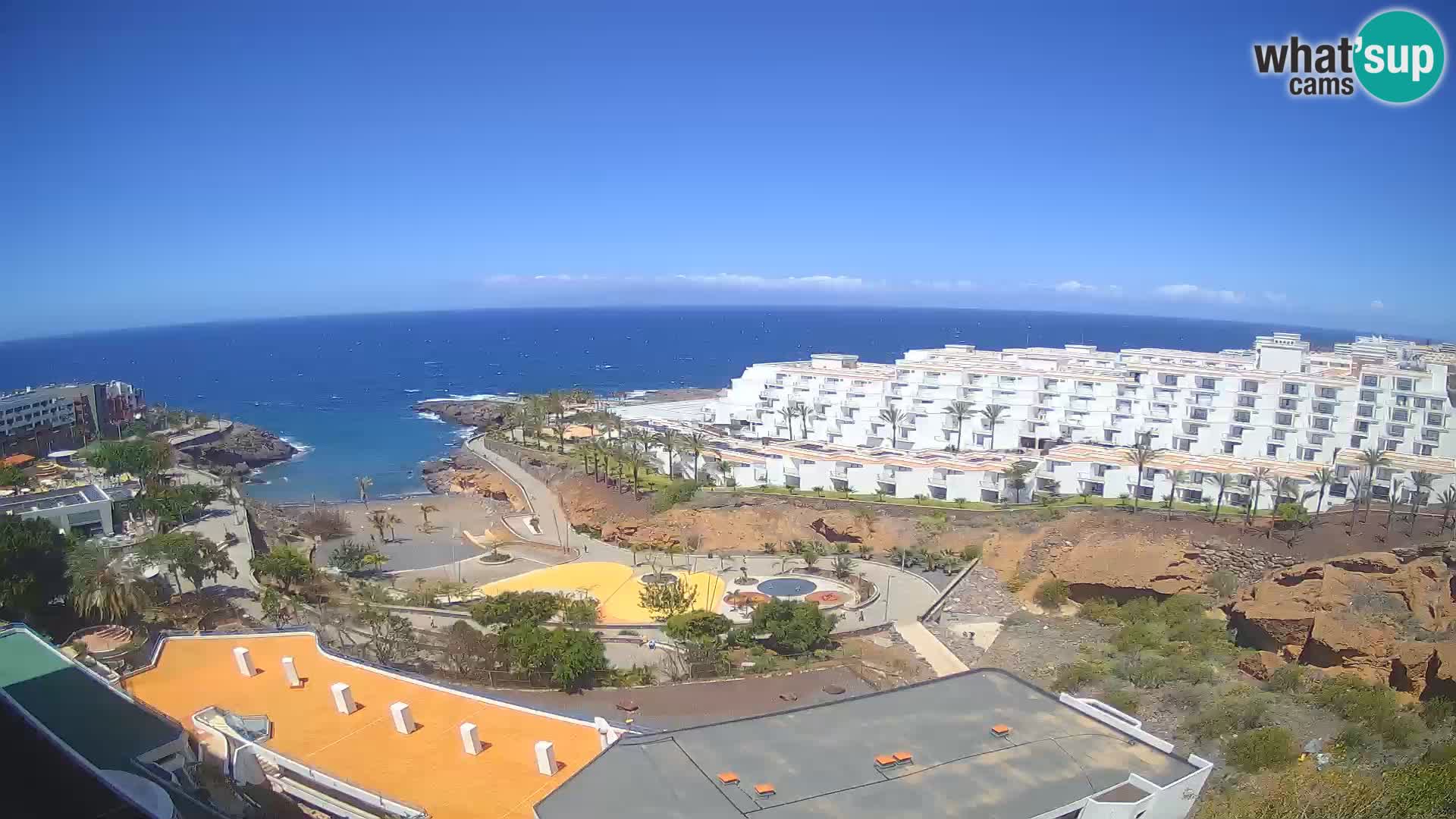 Web kamera uživo Playa de Las Galgas – Playa Paraiso – otok La Gomera – Costa Adeje – Tenerife