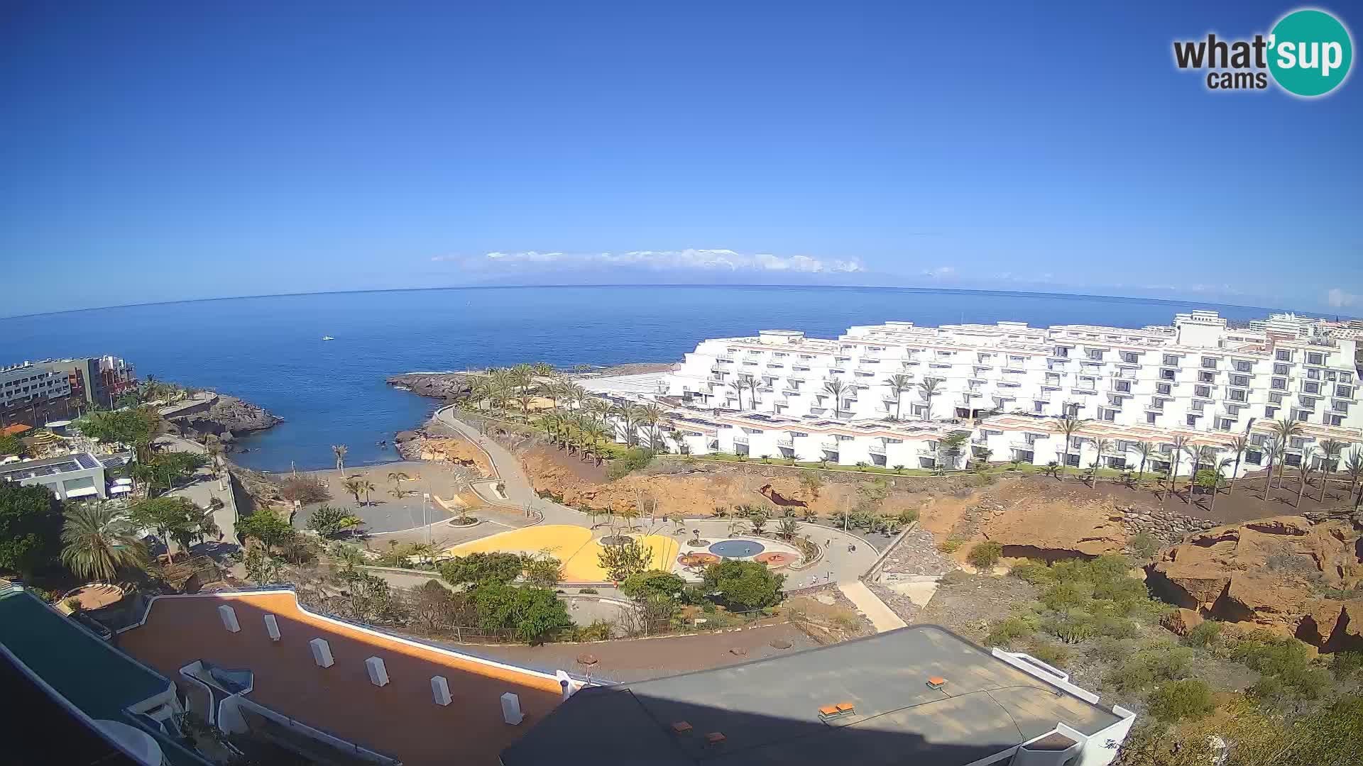 Live-Webcam Las Galgas Strand – Playa Paraiso – Insel La Gomera – Costa Adeje – Teneriffa