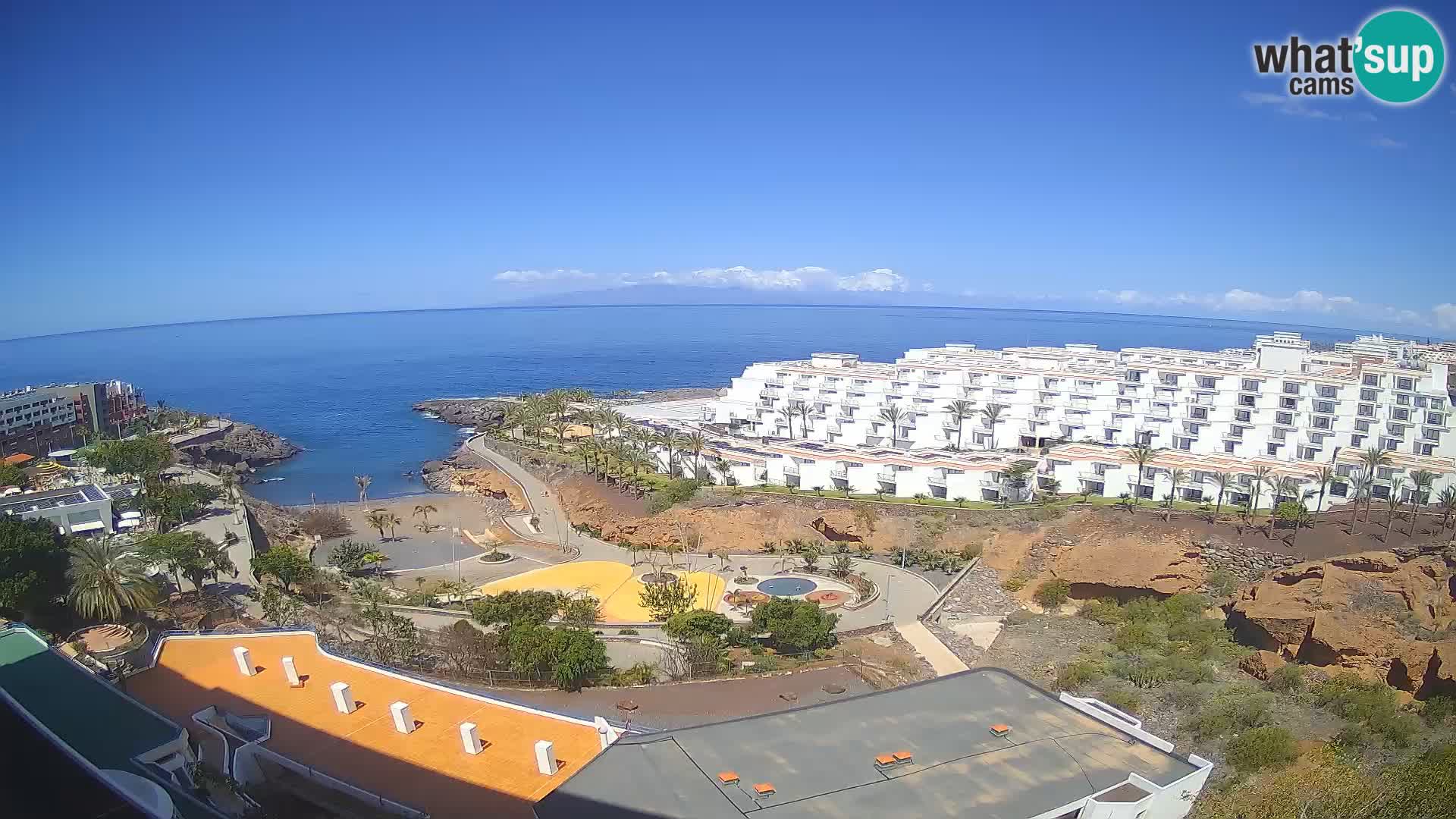Webcam en direct Playa de Las Galgas – Playa Paraiso – île de La Gomera – Costa Adeje – Tenerife