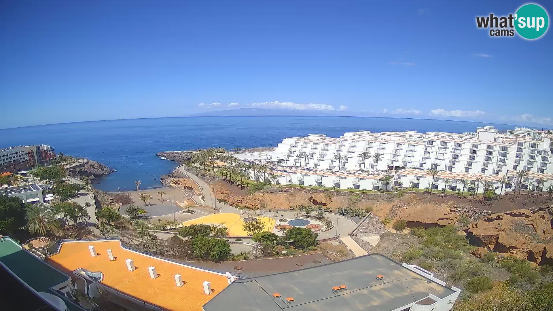 Webcam live spiaggia Las Galgas – Playa Paraiso – Isola La Gomera – Costa Adeje – Tenerife