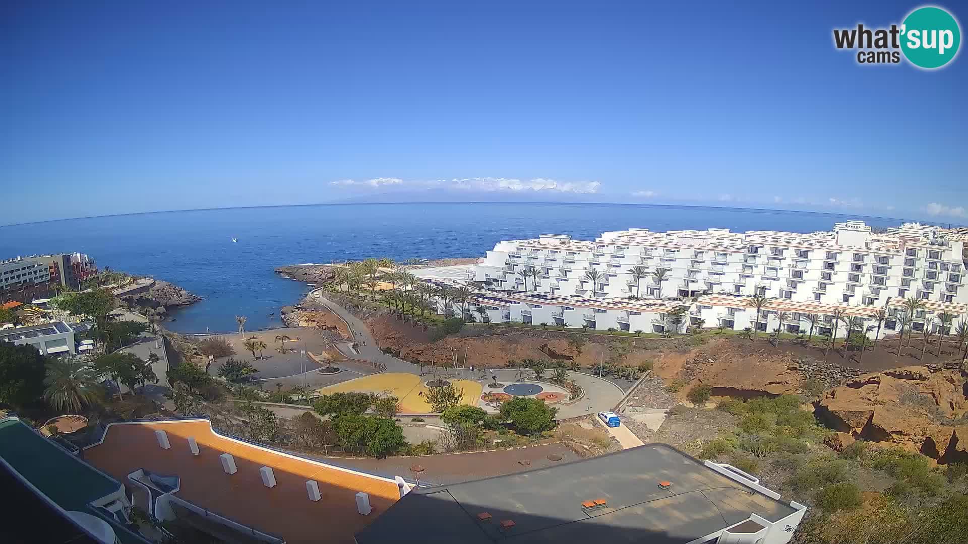 Webcam en vivo Playa de Las Galgas – Playa Paraíso – Isla de La Gomera – Costa Adeje – Tenerife