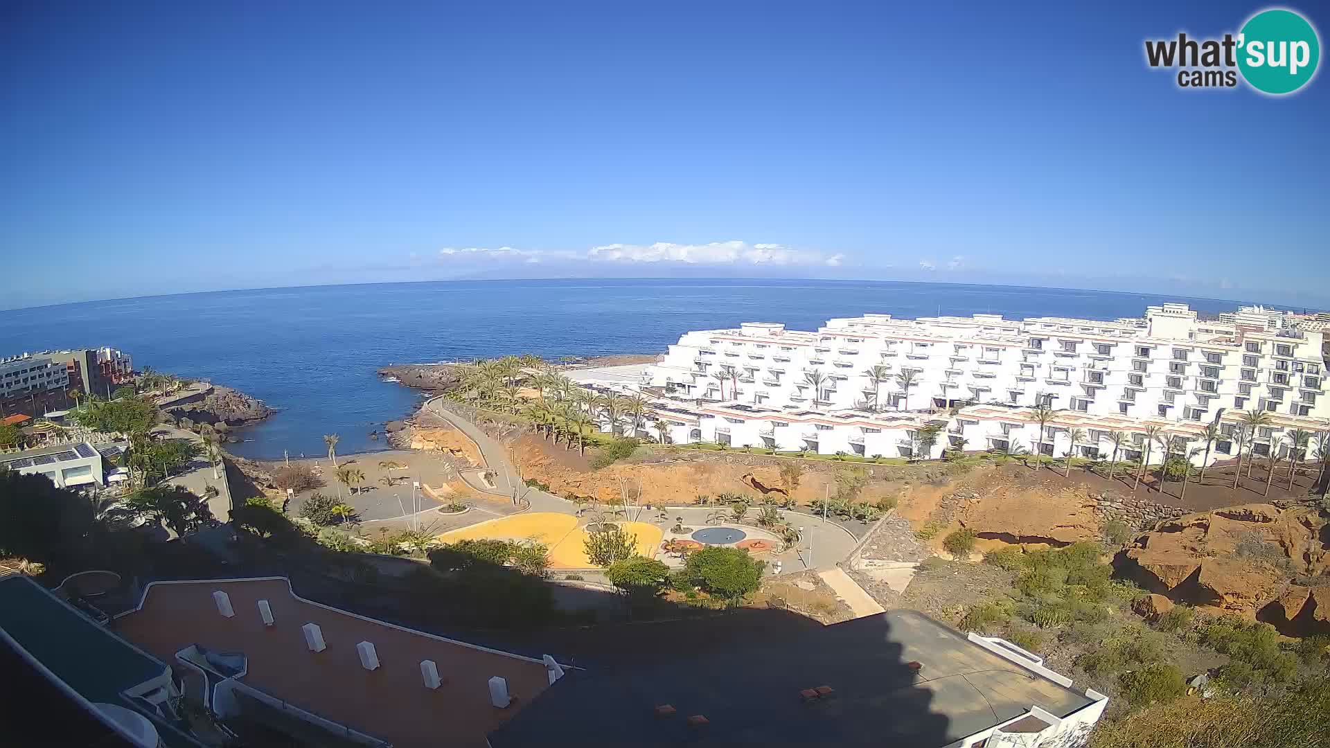 Webcam en direct Playa de Las Galgas – Playa Paraiso – île de La Gomera – Costa Adeje – Tenerife