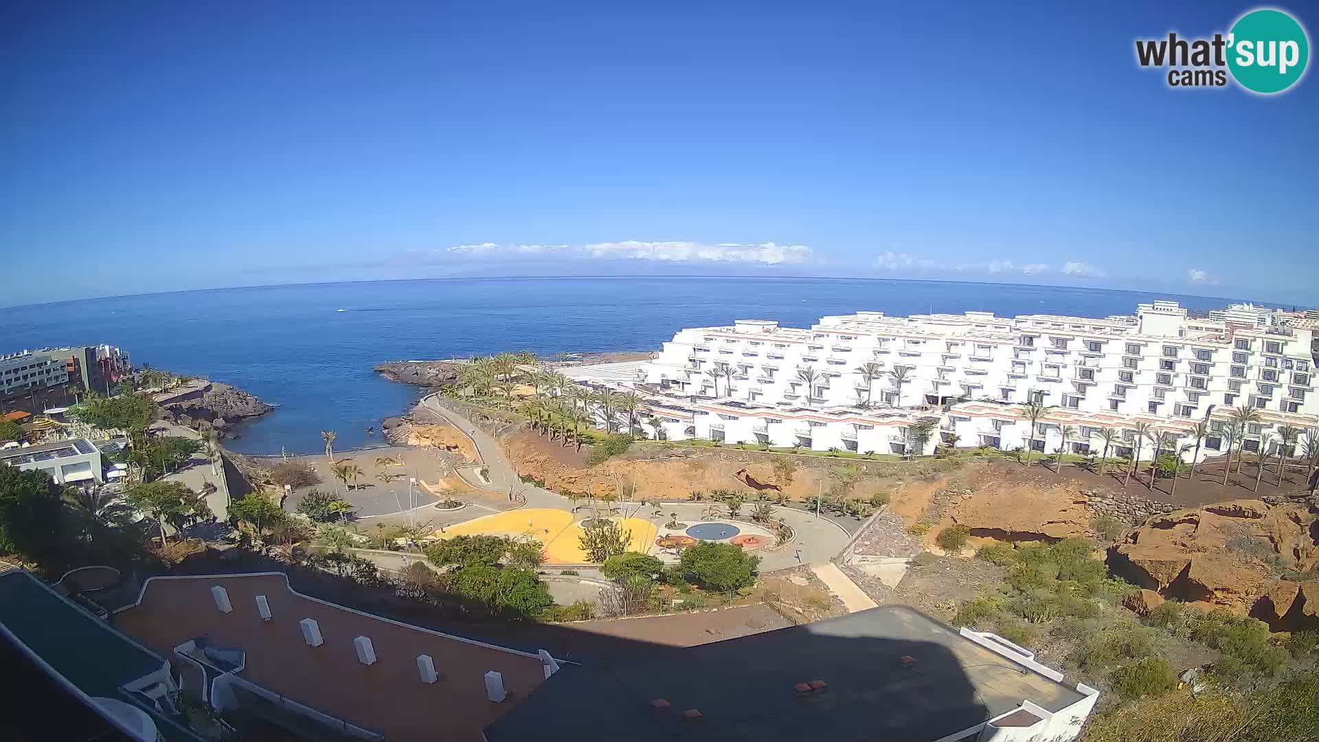 Web kamera uživo Playa de Las Galgas – Playa Paraiso – otok La Gomera – Costa Adeje – Tenerife