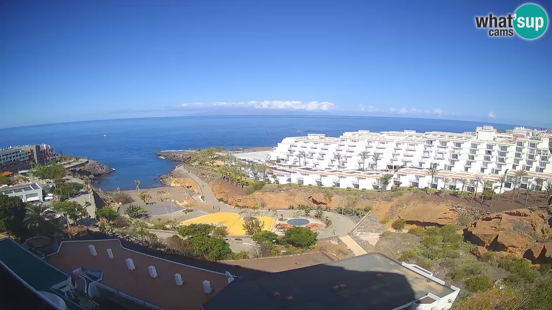 Webcam en vivo Playa de Las Galgas – Playa Paraíso – Isla de La Gomera – Costa Adeje – Tenerife