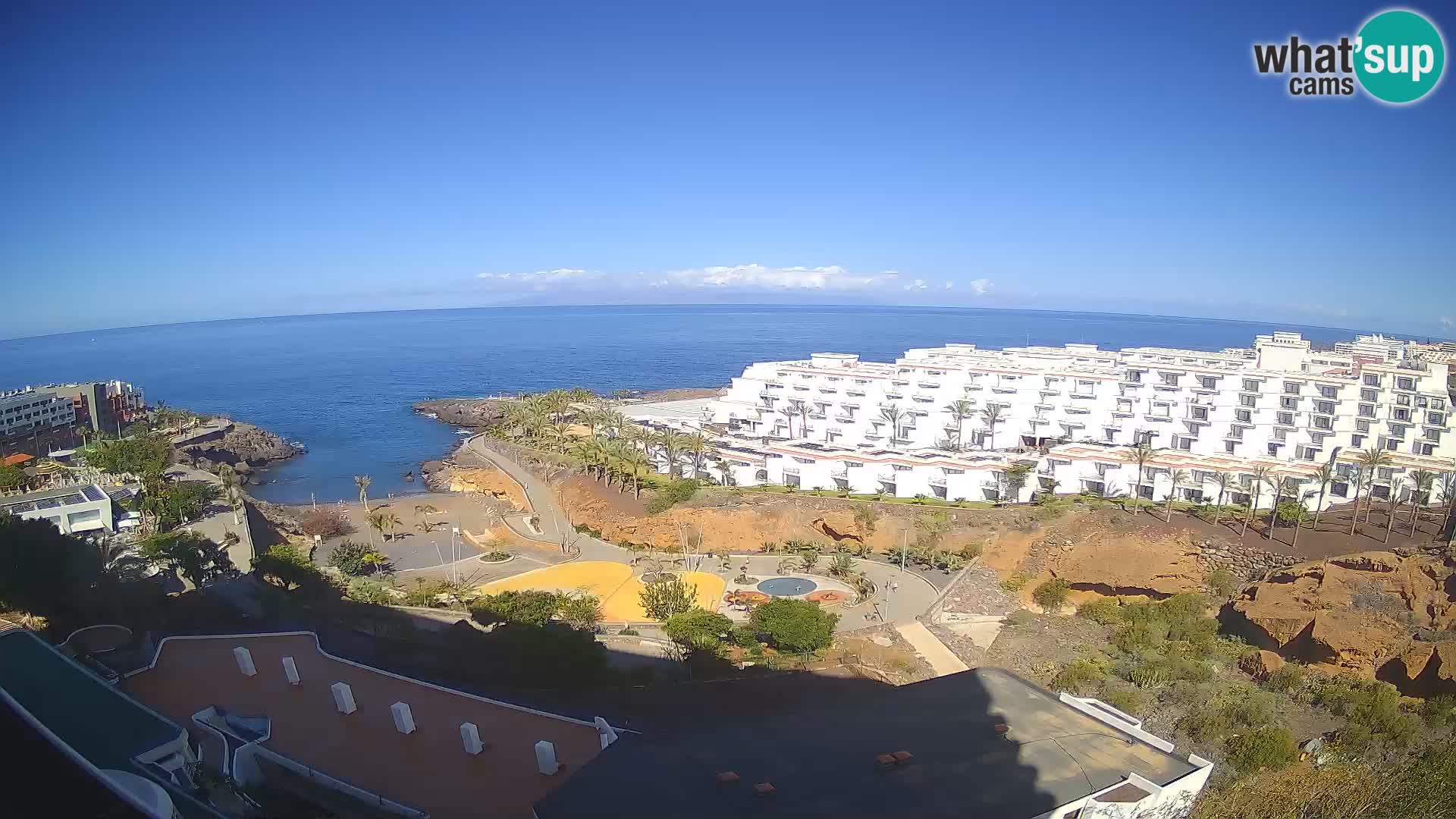 Webcam live spiaggia Las Galgas – Playa Paraiso – Isola La Gomera – Costa Adeje – Tenerife