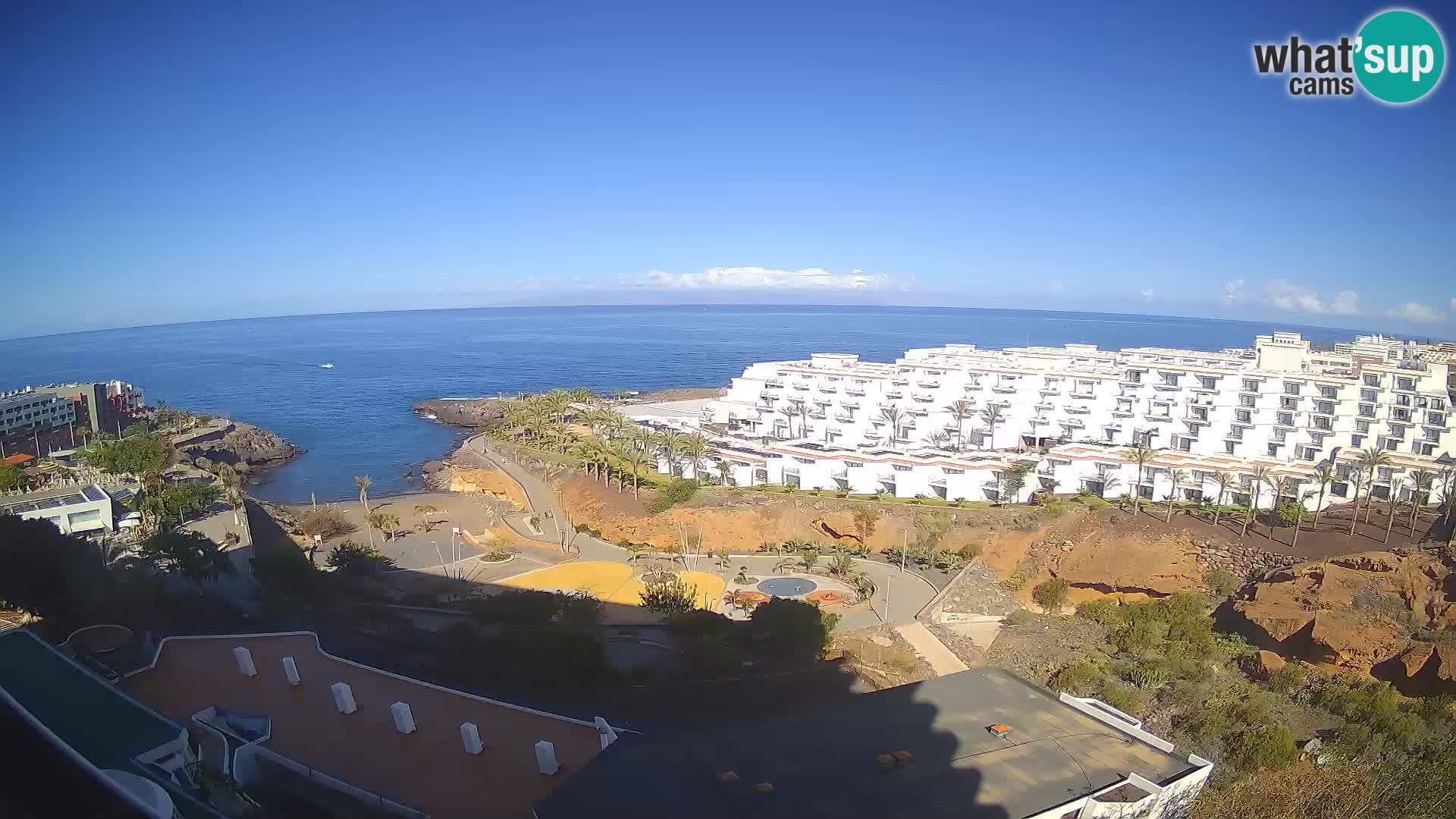 Webcam en vivo Playa de Las Galgas – Playa Paraíso – Isla de La Gomera – Costa Adeje – Tenerife