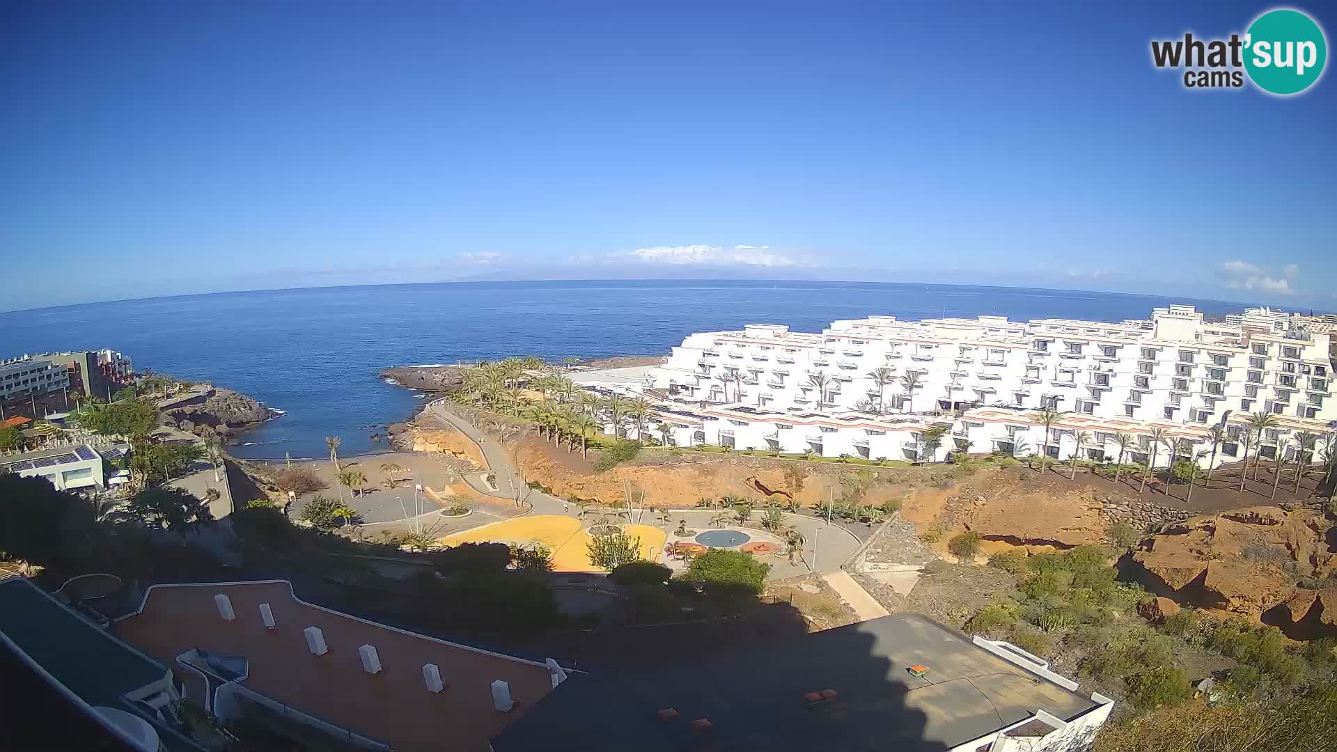 Webcam en direct Playa de Las Galgas – Playa Paraiso – île de La Gomera – Costa Adeje – Tenerife