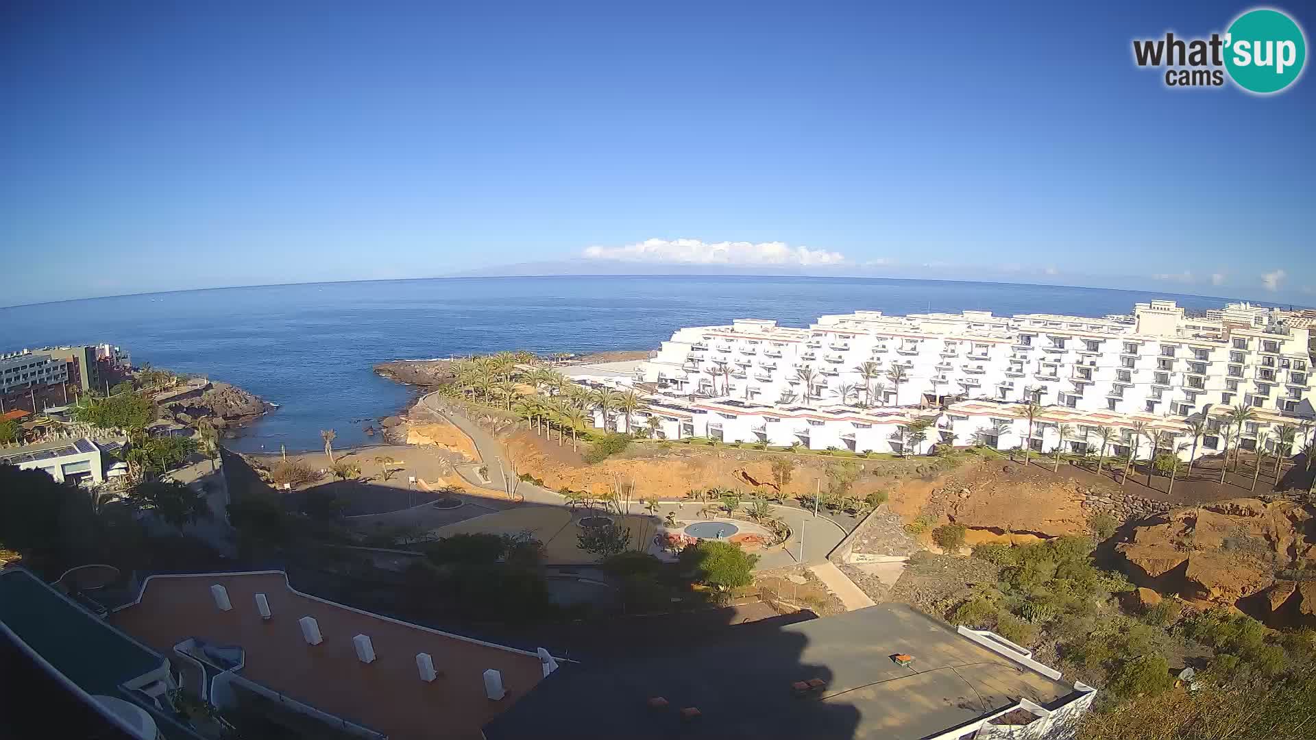 Webcam en vivo Playa de Las Galgas – Playa Paraíso – Isla de La Gomera – Costa Adeje – Tenerife