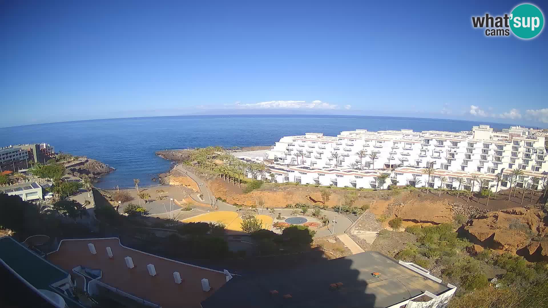 Web kamera uživo Playa de Las Galgas – Playa Paraiso – otok La Gomera – Costa Adeje – Tenerife