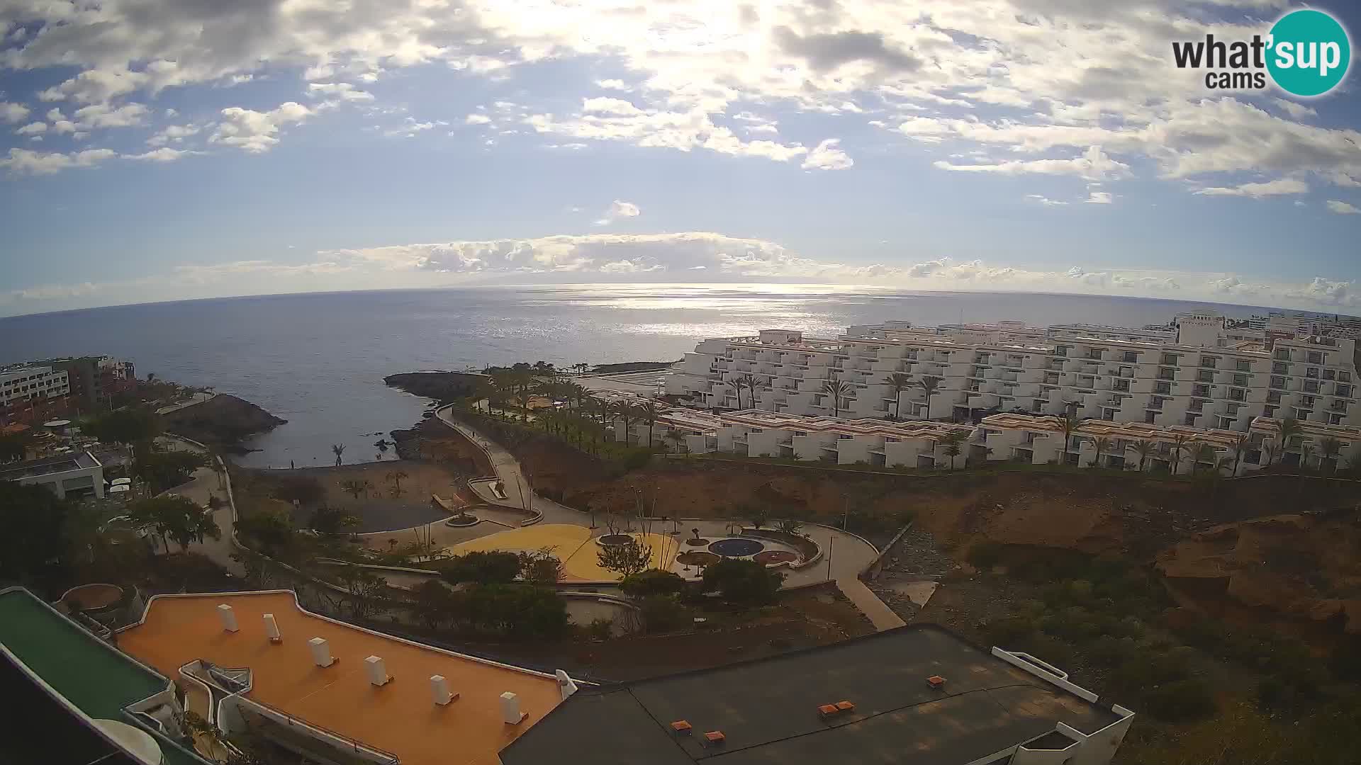 Web kamera uživo Playa de Las Galgas – Playa Paraiso – otok La Gomera – Costa Adeje – Tenerife