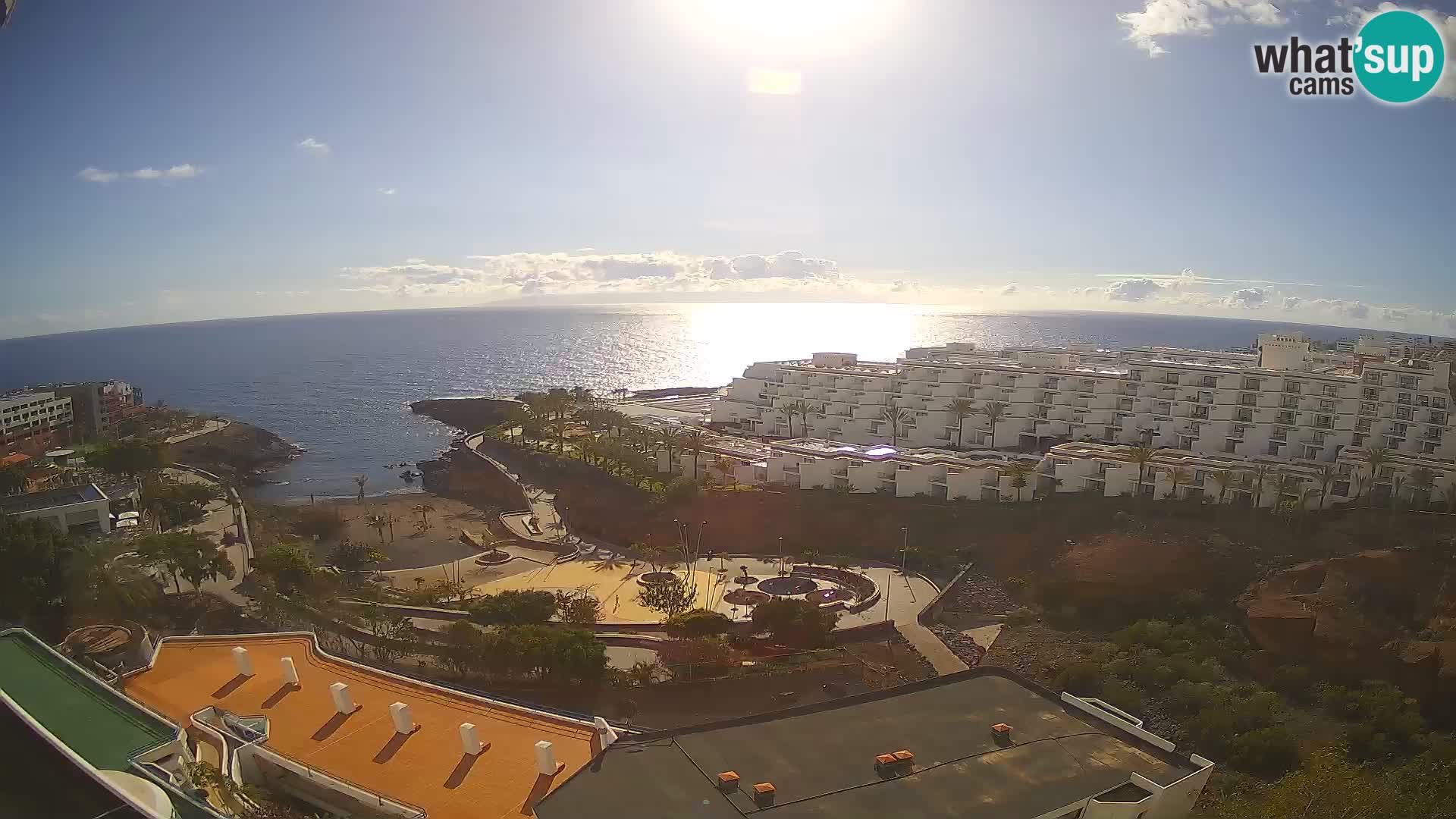 Web kamera uživo Playa de Las Galgas – Playa Paraiso – otok La Gomera – Costa Adeje – Tenerife