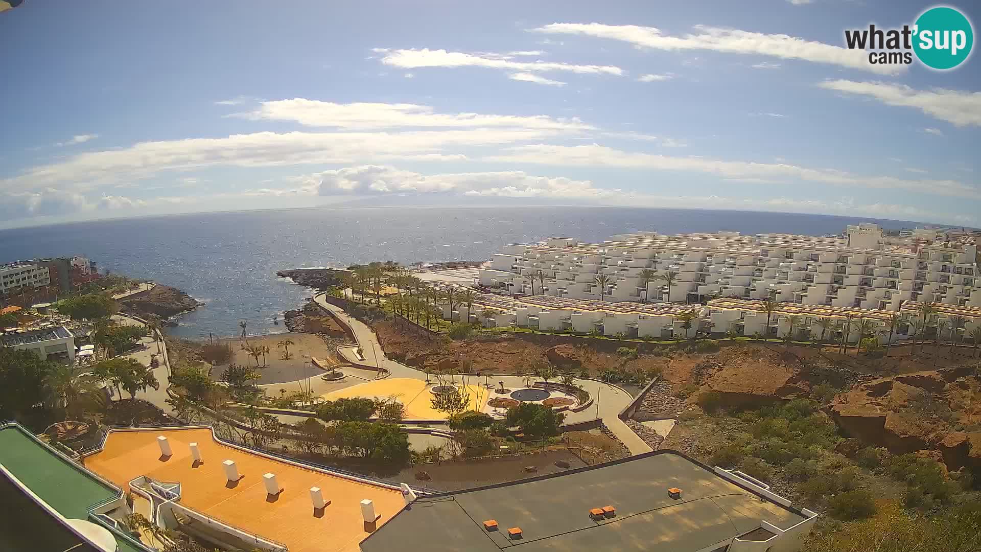 Webcam en vivo Playa de Las Galgas – Playa Paraíso – Isla de La Gomera – Costa Adeje – Tenerife
