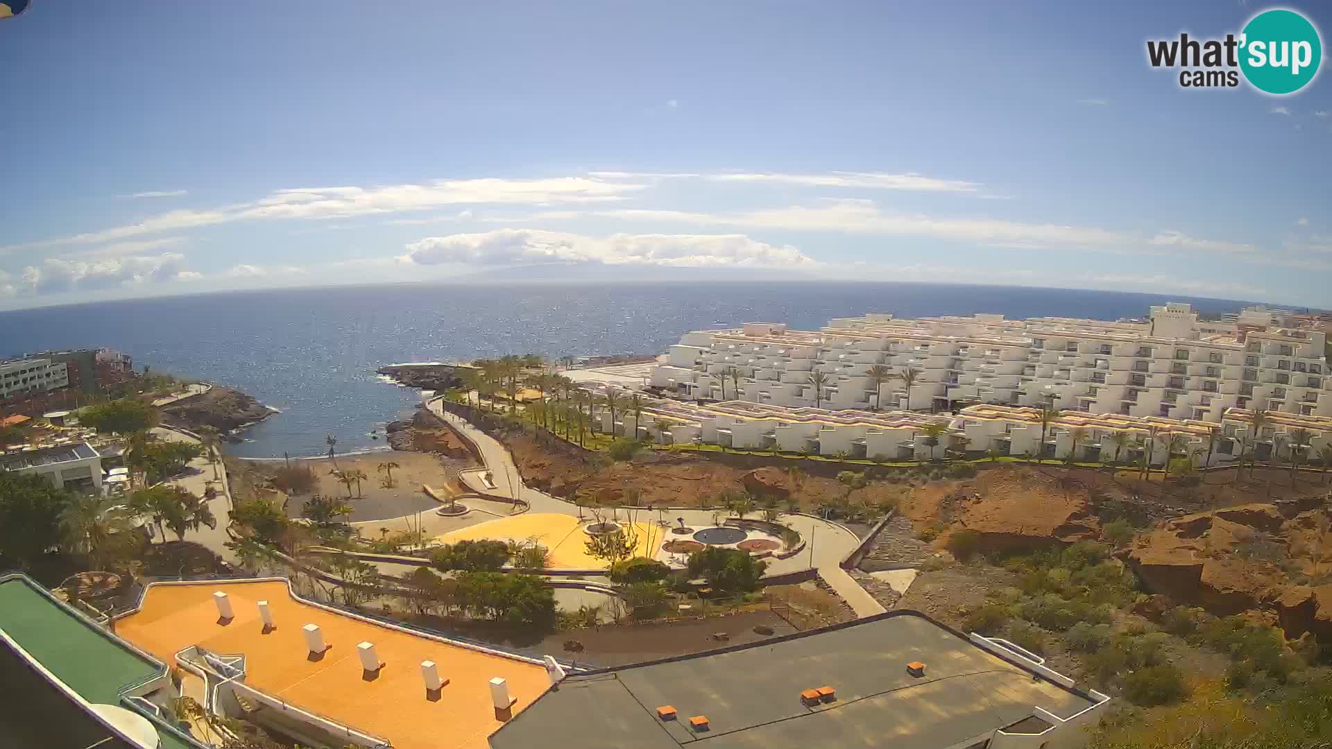 Web kamera uživo Playa de Las Galgas – Playa Paraiso – otok La Gomera – Costa Adeje – Tenerife