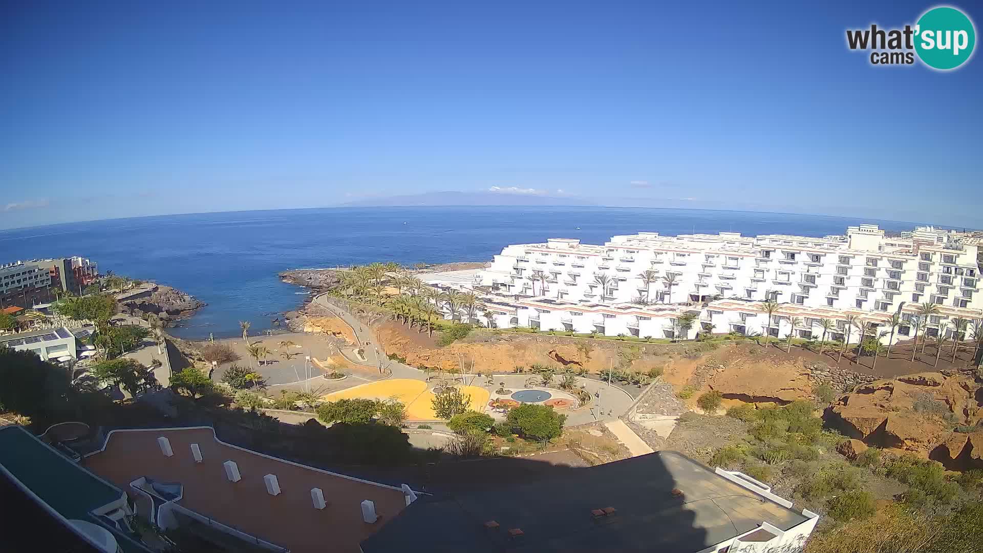 Webcam en direct Playa de Las Galgas – Playa Paraiso – île de La Gomera – Costa Adeje – Tenerife