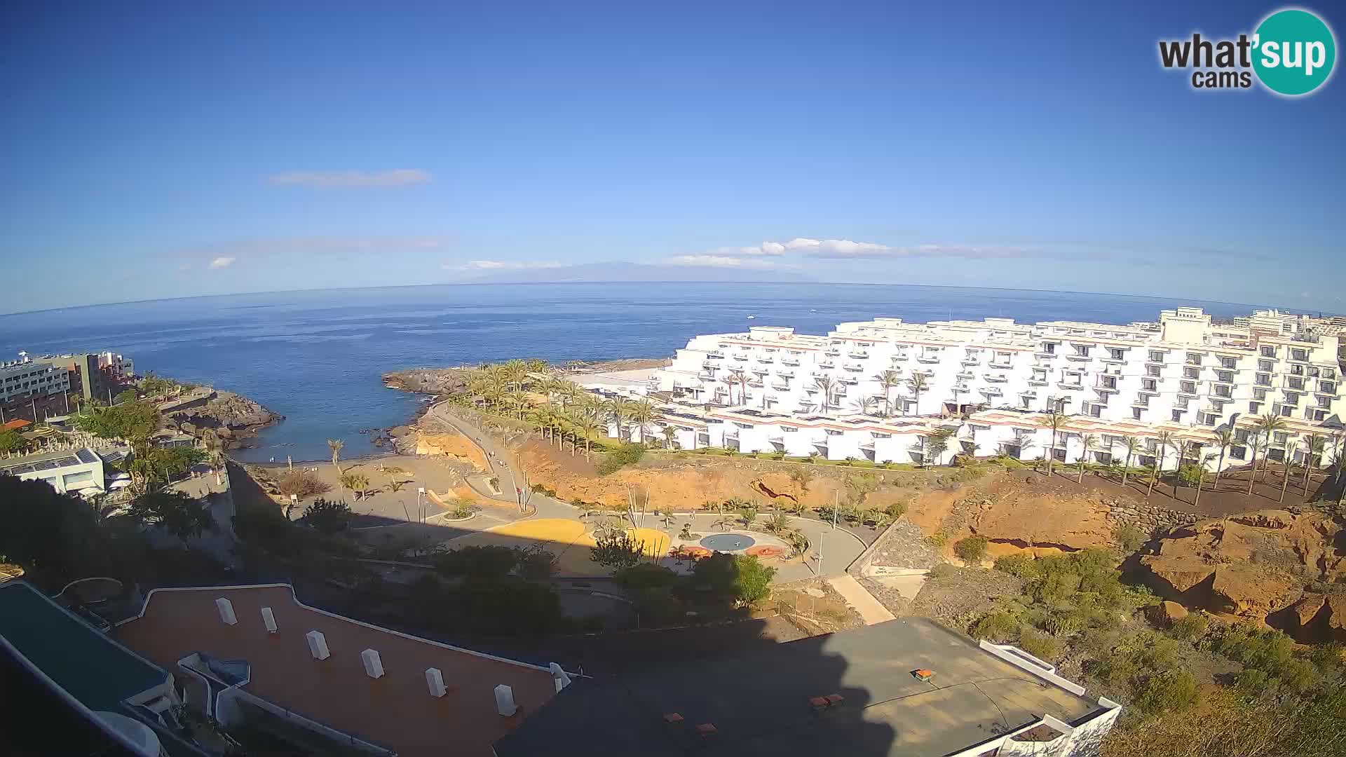 Webcam en vivo Playa de Las Galgas – Playa Paraíso – Isla de La Gomera – Costa Adeje – Tenerife