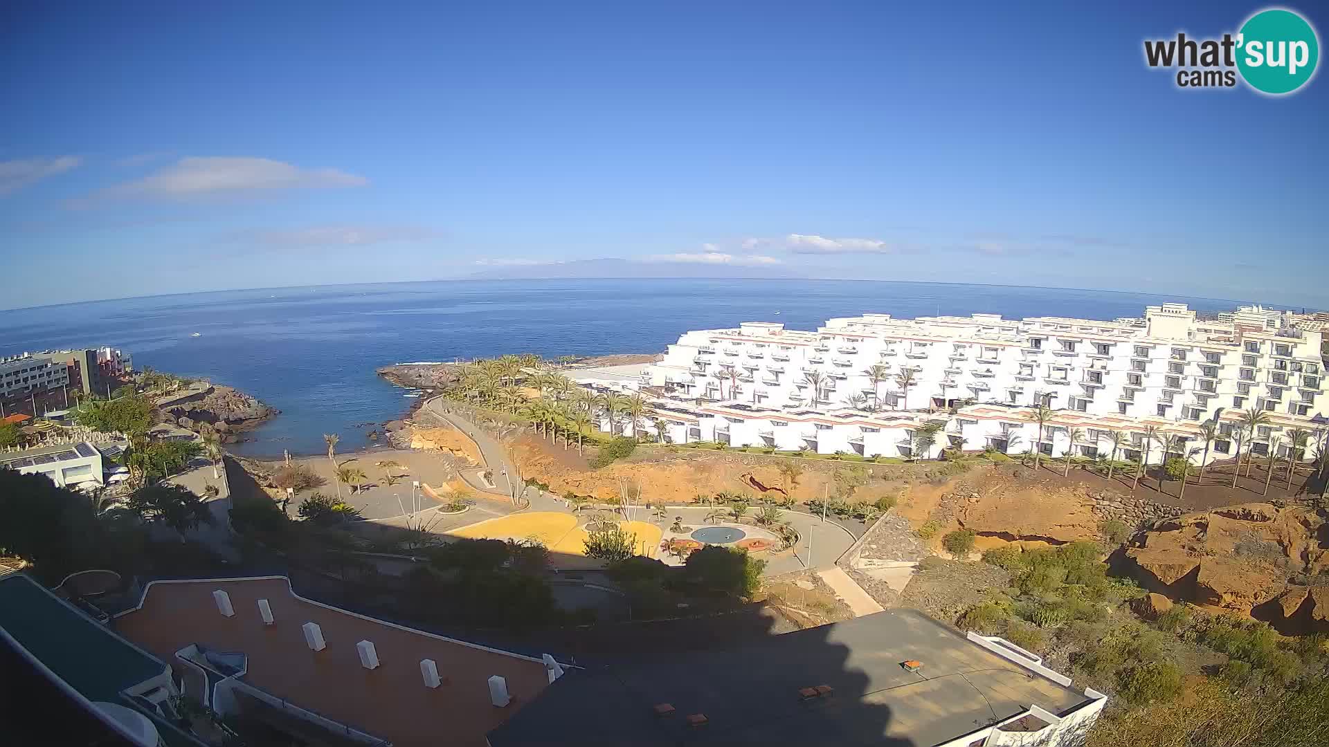 Webcam en direct Playa de Las Galgas – Playa Paraiso – île de La Gomera – Costa Adeje – Tenerife