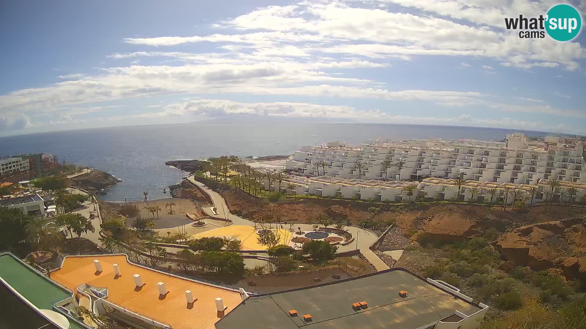 Web kamera uživo Playa de Las Galgas – Playa Paraiso – otok La Gomera – Costa Adeje – Tenerife