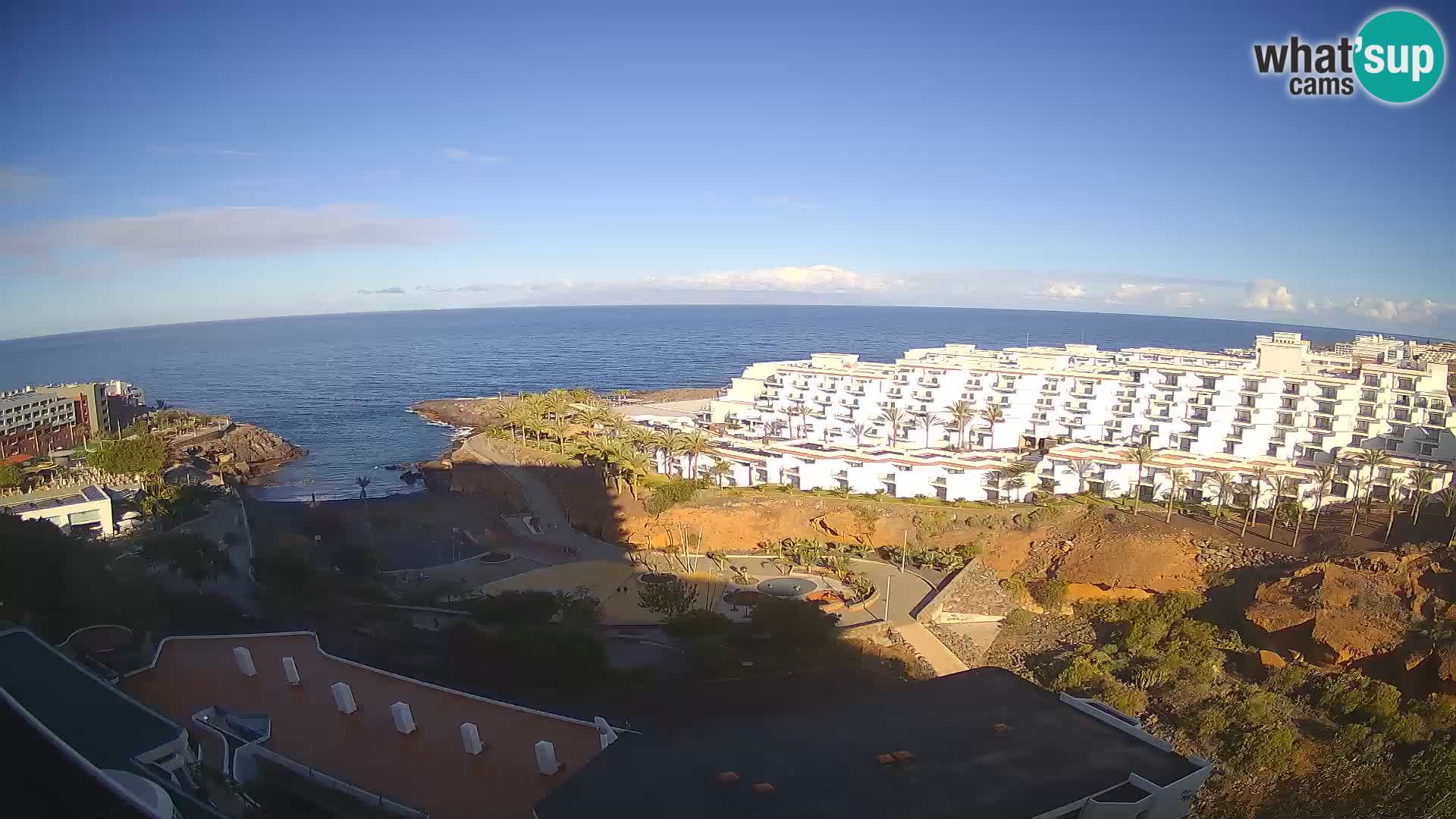 Webcam en vivo Playa de Las Galgas – Playa Paraíso – Isla de La Gomera – Costa Adeje – Tenerife