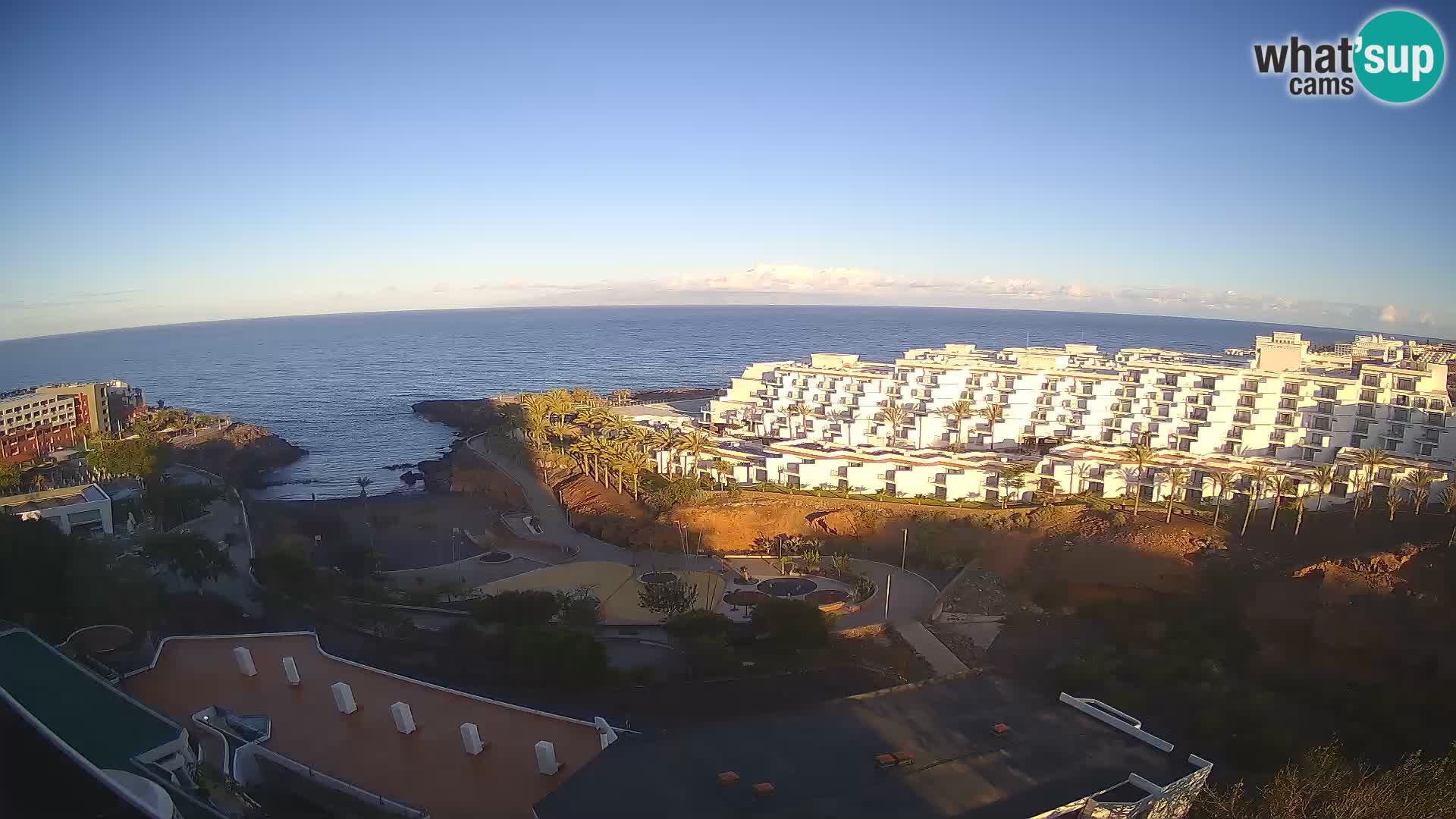 Spletna kamera v živo Las Galgas plaža – Playa Paraiso – otok La Gomera – Costa Adeje – Tenerife