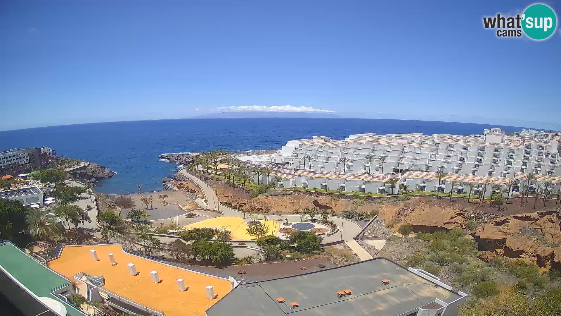 Webcam en direct Playa de Las Galgas – Playa Paraiso – île de La Gomera – Costa Adeje – Tenerife