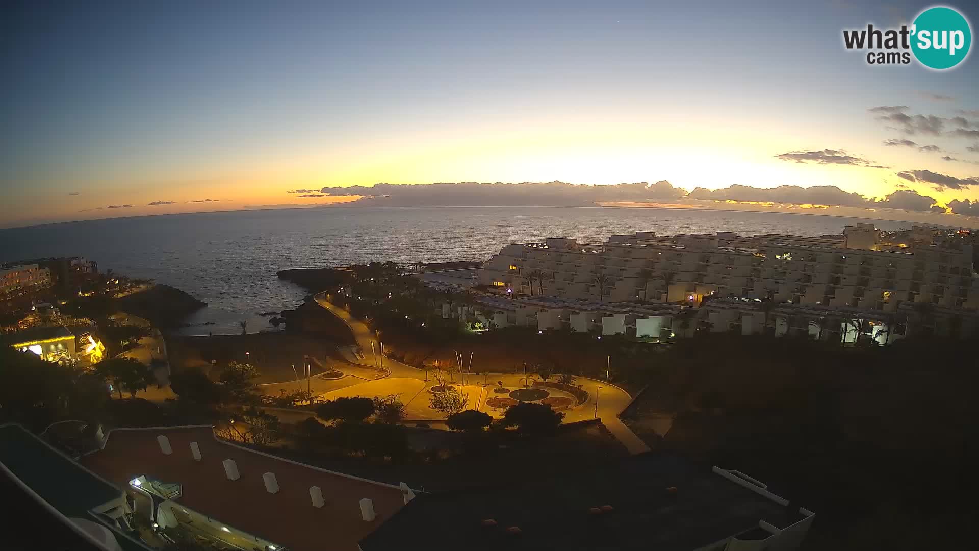 Webcam live spiaggia Las Galgas – Playa Paraiso – Isola La Gomera – Costa Adeje – Tenerife