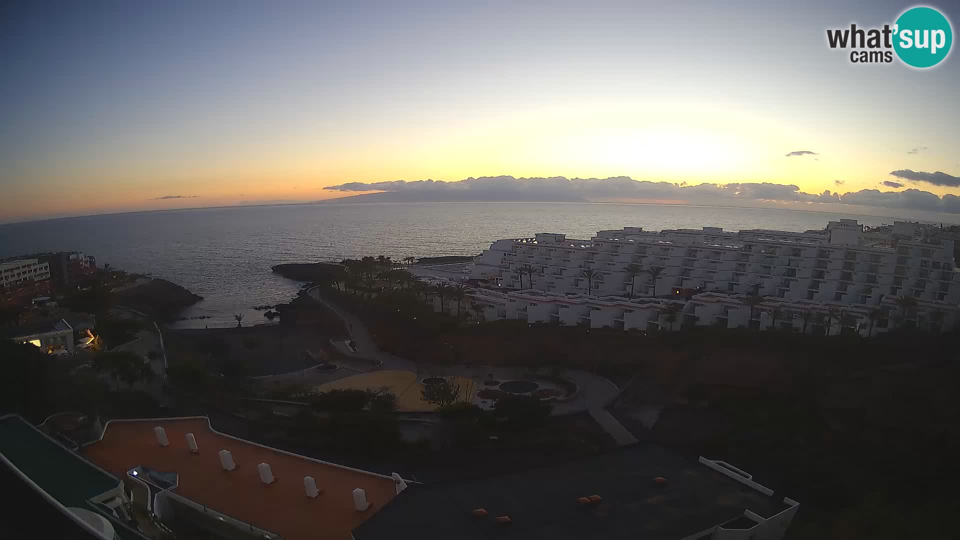 Webcam en vivo Playa de Las Galgas – Playa Paraíso – Isla de La Gomera – Costa Adeje – Tenerife