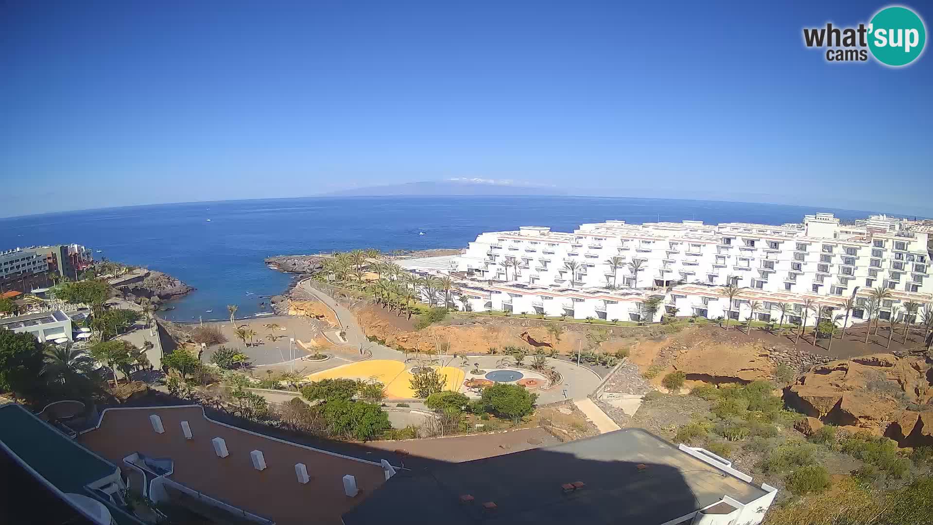 Webcam live spiaggia Las Galgas – Playa Paraiso – Isola La Gomera – Costa Adeje – Tenerife