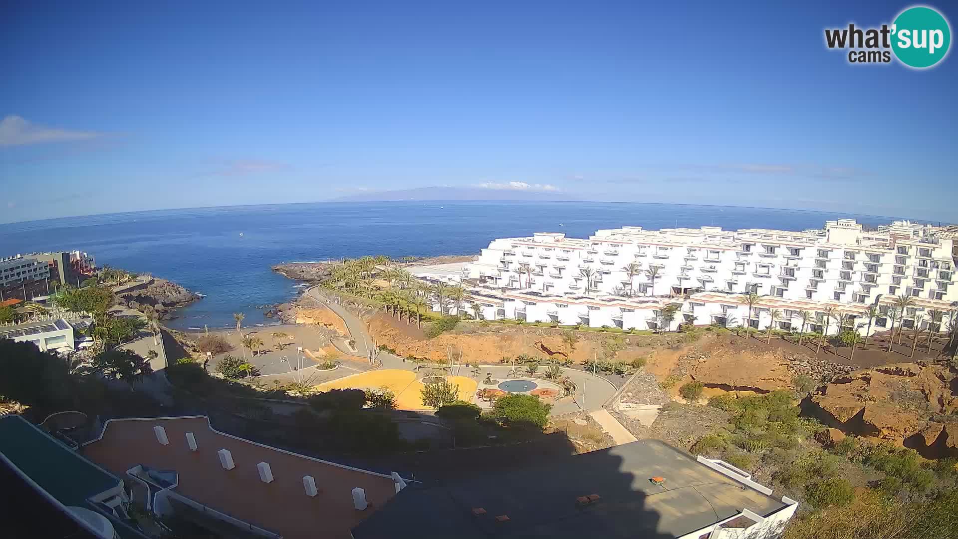 Webcam en direct Playa de Las Galgas – Playa Paraiso – île de La Gomera – Costa Adeje – Tenerife