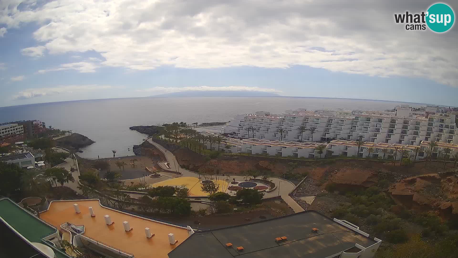 Webcam en vivo Playa de Las Galgas – Playa Paraíso – Isla de La Gomera – Costa Adeje – Tenerife