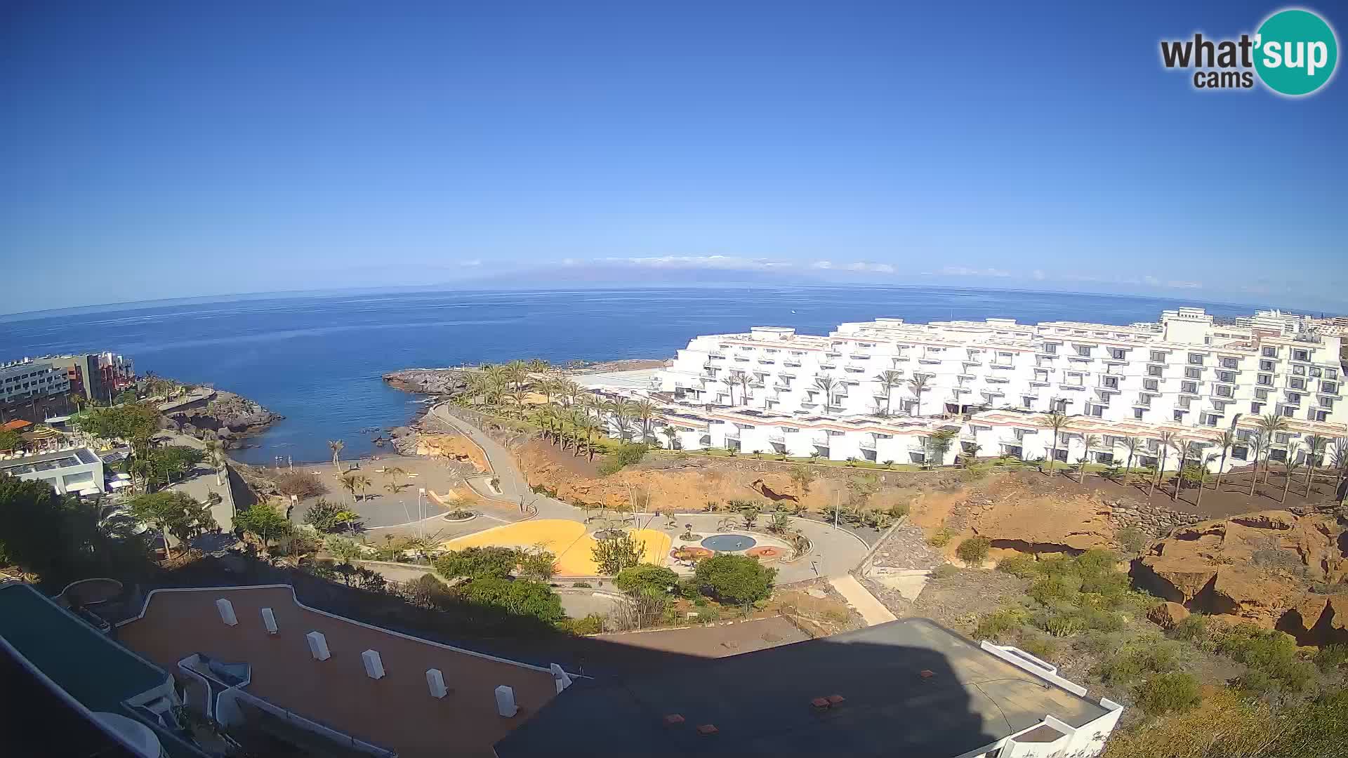 Live-Webcam Las Galgas Strand – Playa Paraiso – Insel La Gomera – Costa Adeje – Teneriffa