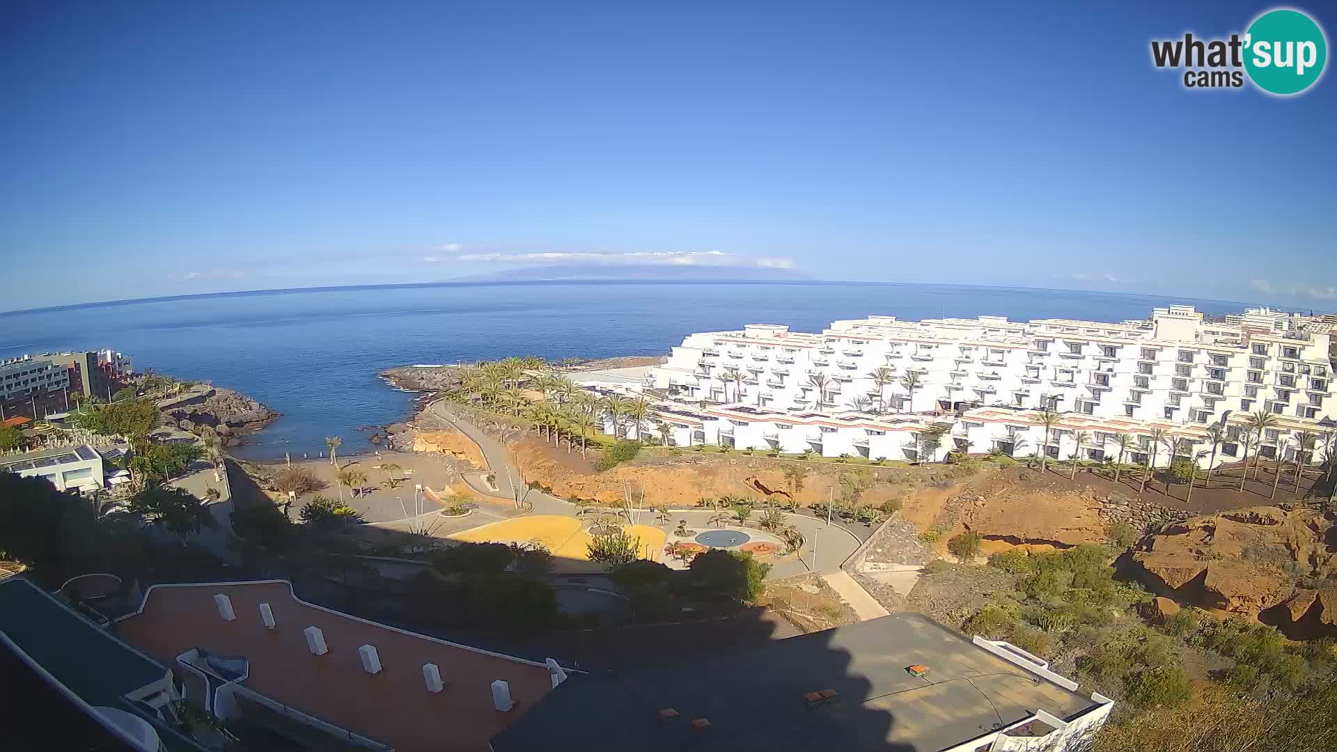 Live-Webcam Las Galgas Strand – Playa Paraiso – Insel La Gomera – Costa Adeje – Teneriffa