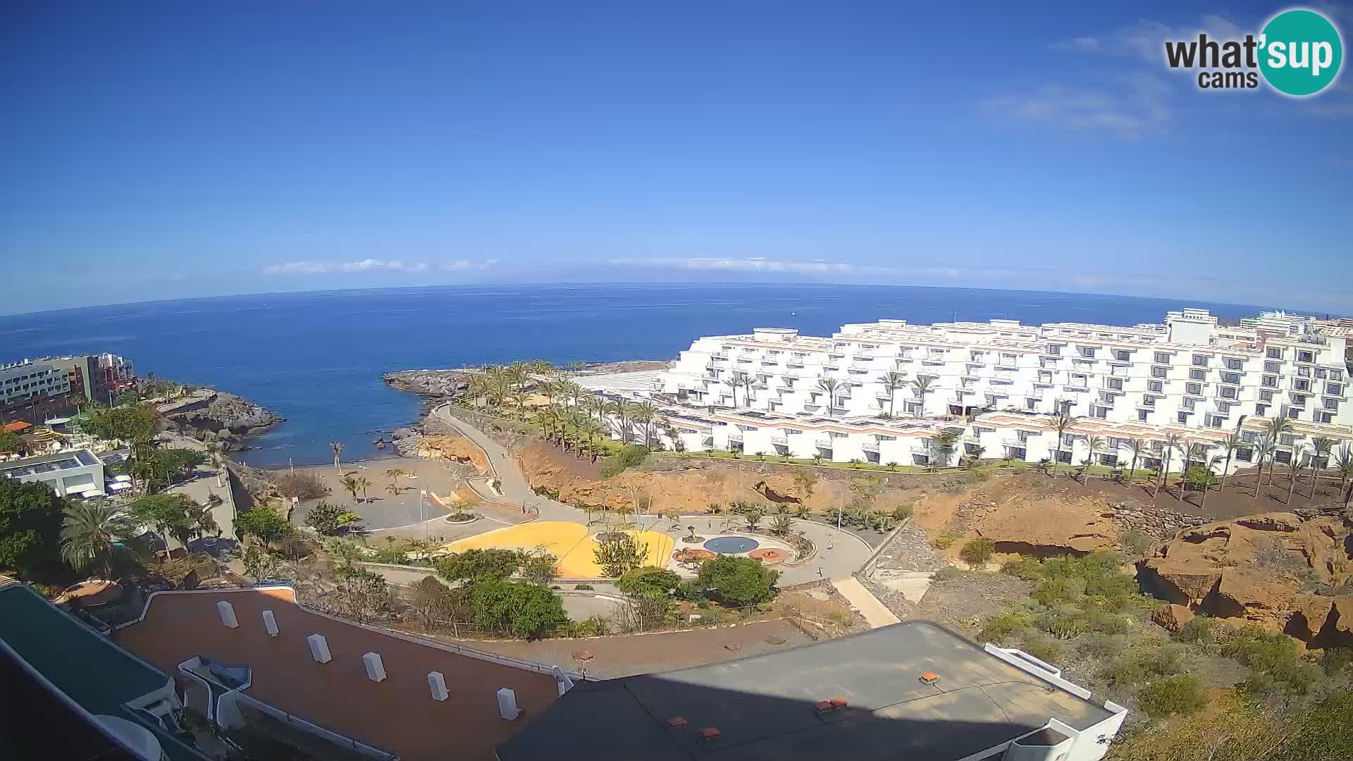 Webcam live spiaggia Las Galgas – Playa Paraiso – Isola La Gomera – Costa Adeje – Tenerife