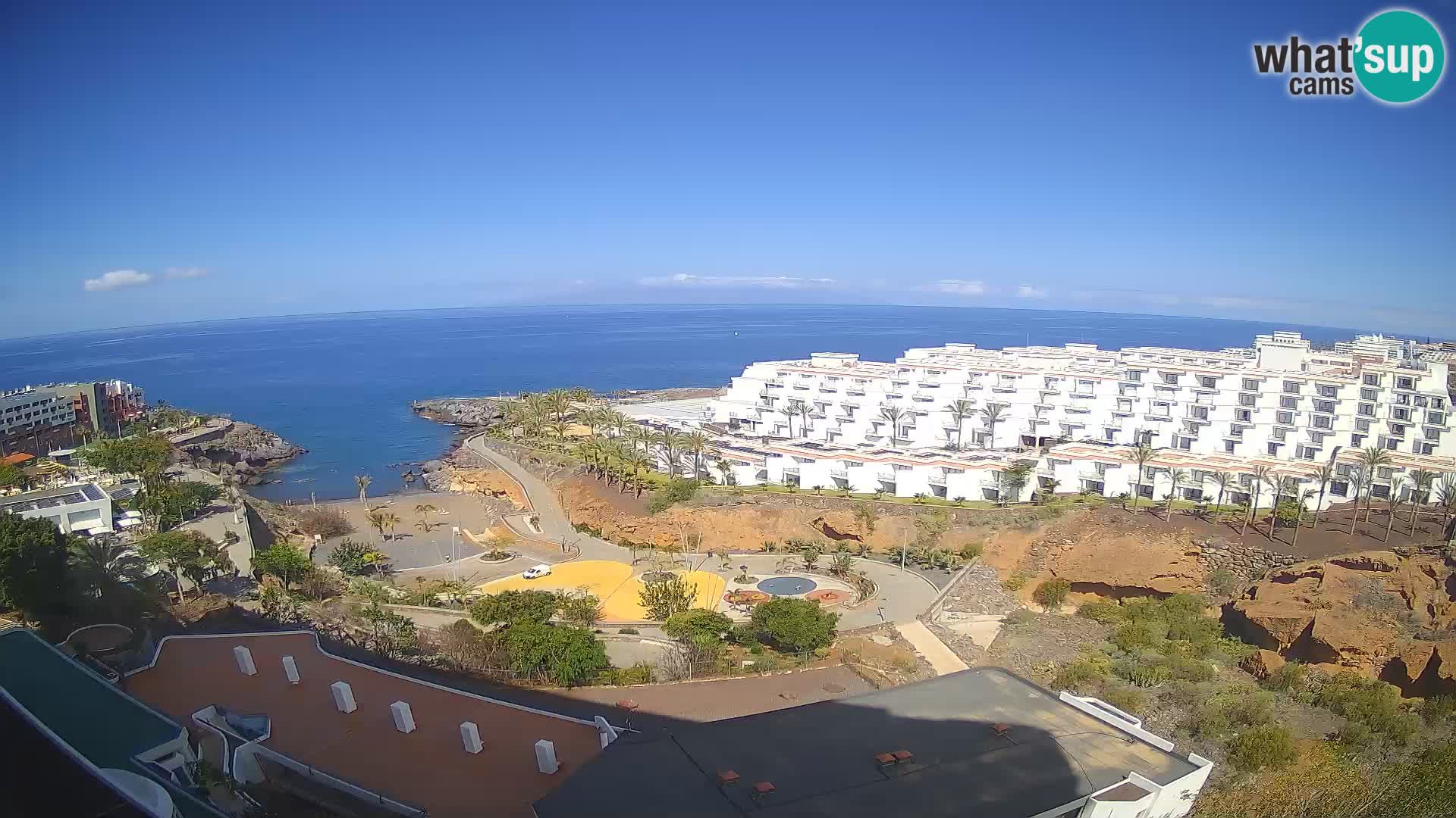 Live-Webcam Las Galgas Strand – Playa Paraiso – Insel La Gomera – Costa Adeje – Teneriffa