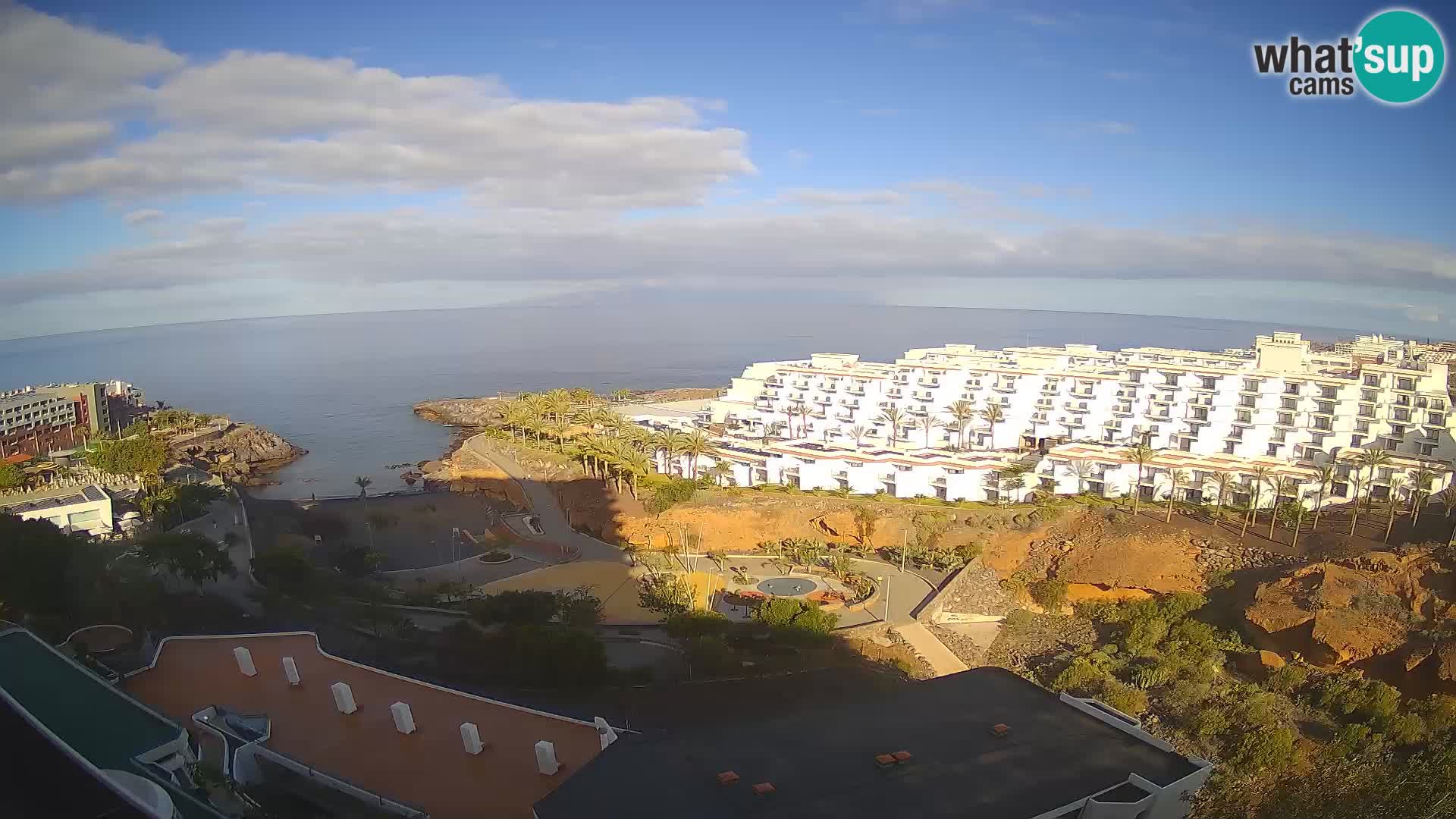 Spletna kamera v živo Las Galgas plaža – Playa Paraiso – otok La Gomera – Costa Adeje – Tenerife