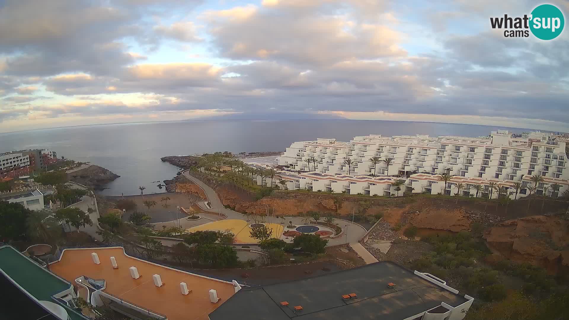 Web kamera uživo Playa de Las Galgas – Playa Paraiso – otok La Gomera – Costa Adeje – Tenerife
