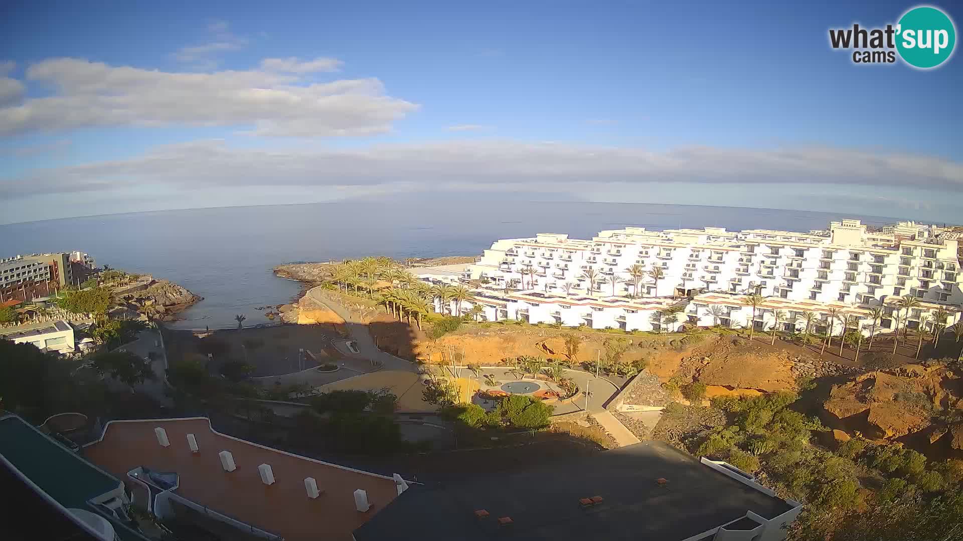 Spletna kamera v živo Las Galgas plaža – Playa Paraiso – otok La Gomera – Costa Adeje – Tenerife