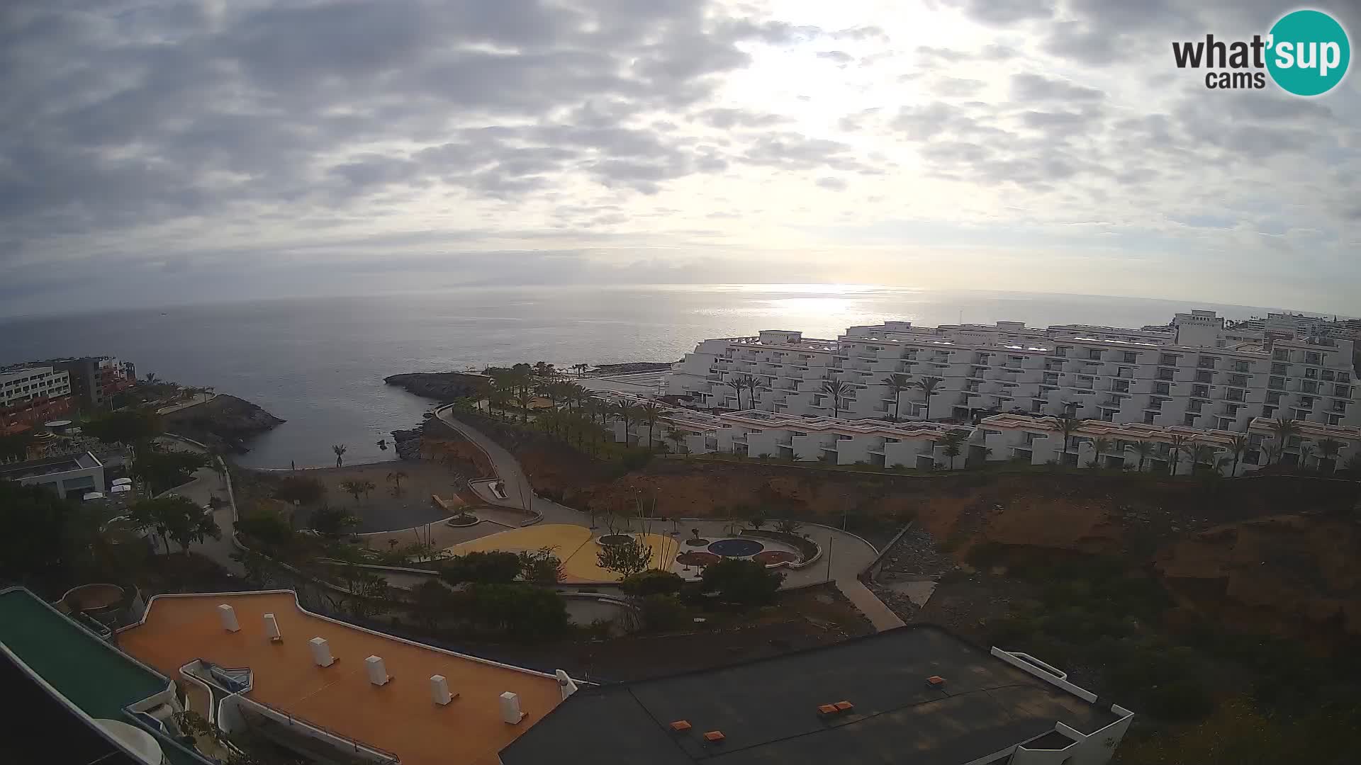 Live webcam Playa de Las Galgas – Playa Paraiso – La Gomera island – Adeje – Tenerife