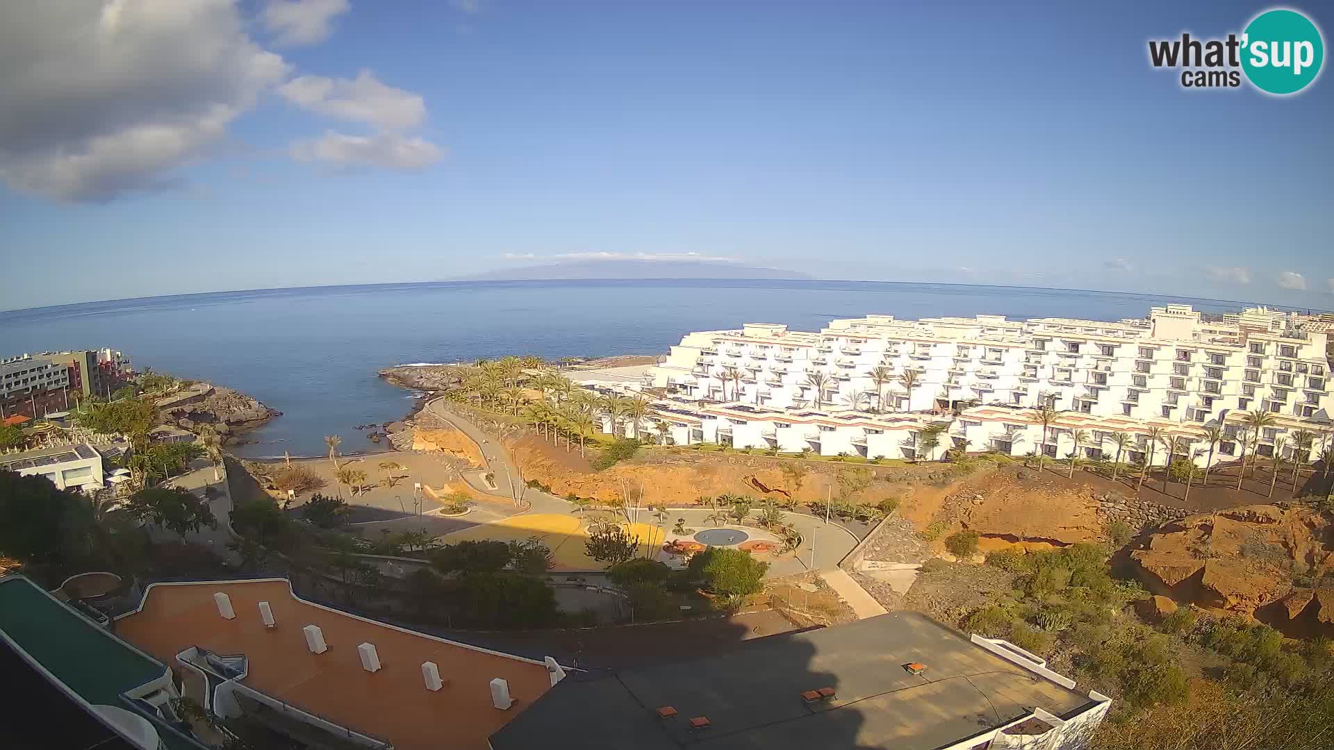 Webcam en vivo Playa de Las Galgas – Playa Paraíso – Isla de La Gomera – Costa Adeje – Tenerife