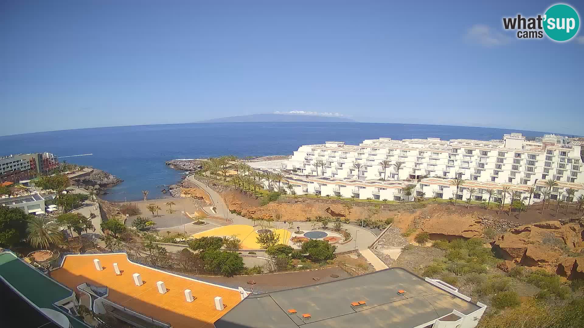 Live-Webcam Las Galgas Strand – Playa Paraiso – Insel La Gomera – Costa Adeje – Teneriffa