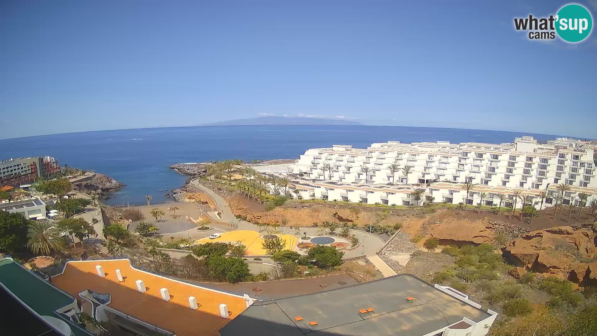 Live-Webcam Las Galgas Strand – Playa Paraiso – Insel La Gomera – Costa Adeje – Teneriffa