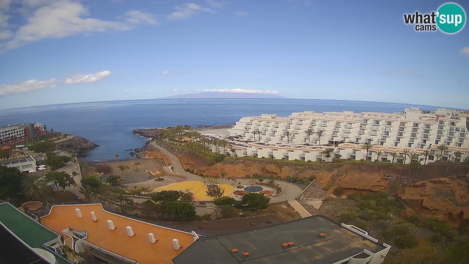 Live-Webcam Las Galgas Strand – Playa Paraiso – Insel La Gomera – Costa Adeje – Teneriffa