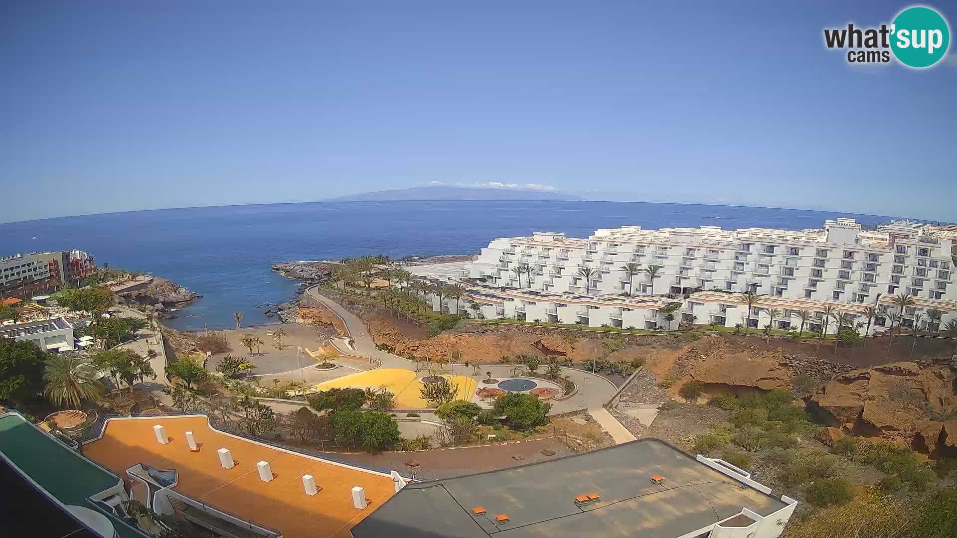 Webcam live spiaggia Las Galgas – Playa Paraiso – Isola La Gomera – Costa Adeje – Tenerife