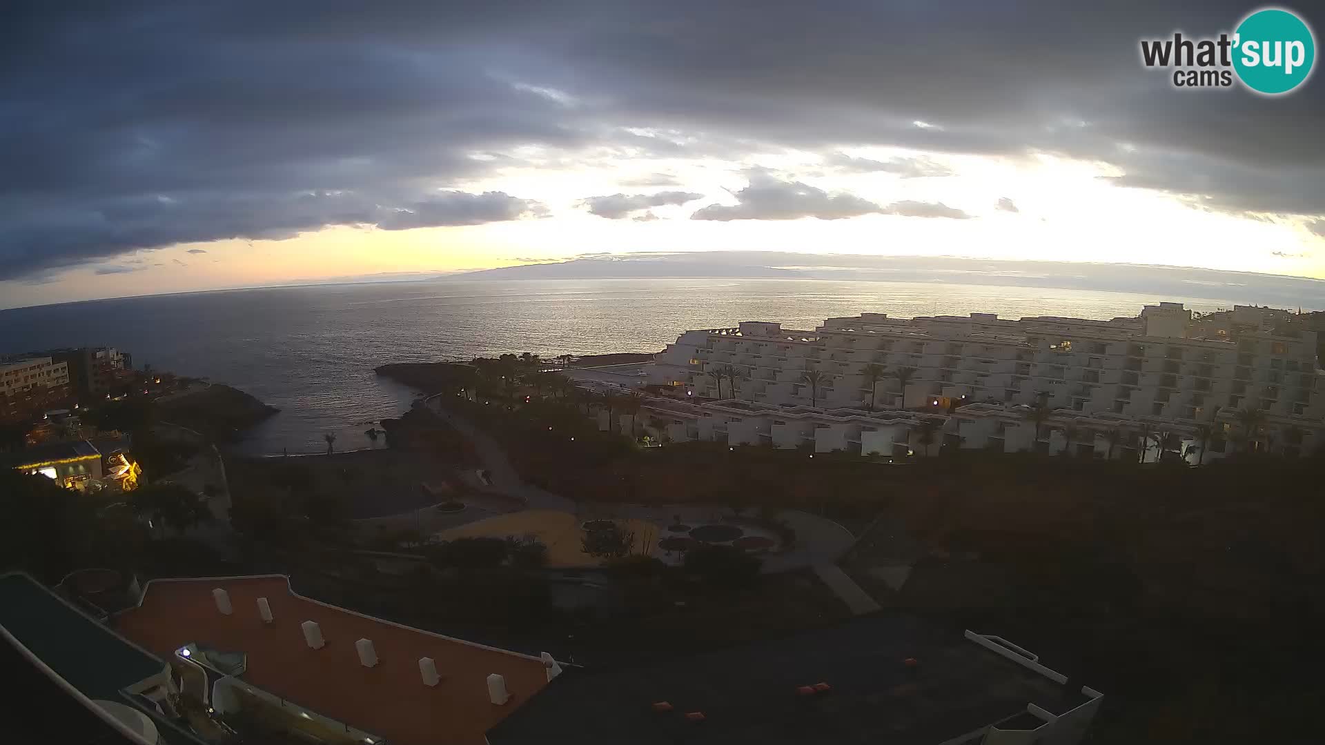 Live webcam Playa de Las Galgas – Playa Paraiso – La Gomera island – Adeje – Tenerife