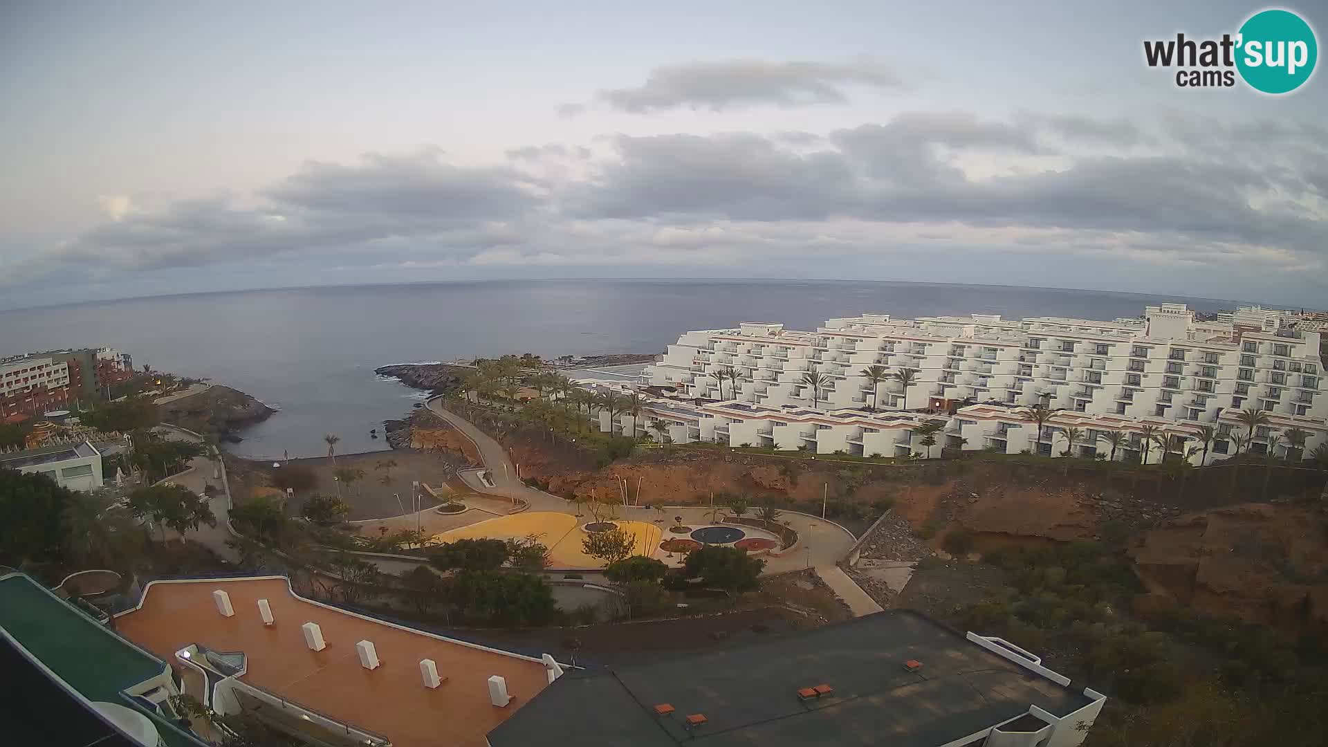 Spletna kamera v živo Las Galgas plaža – Playa Paraiso – otok La Gomera – Costa Adeje – Tenerife