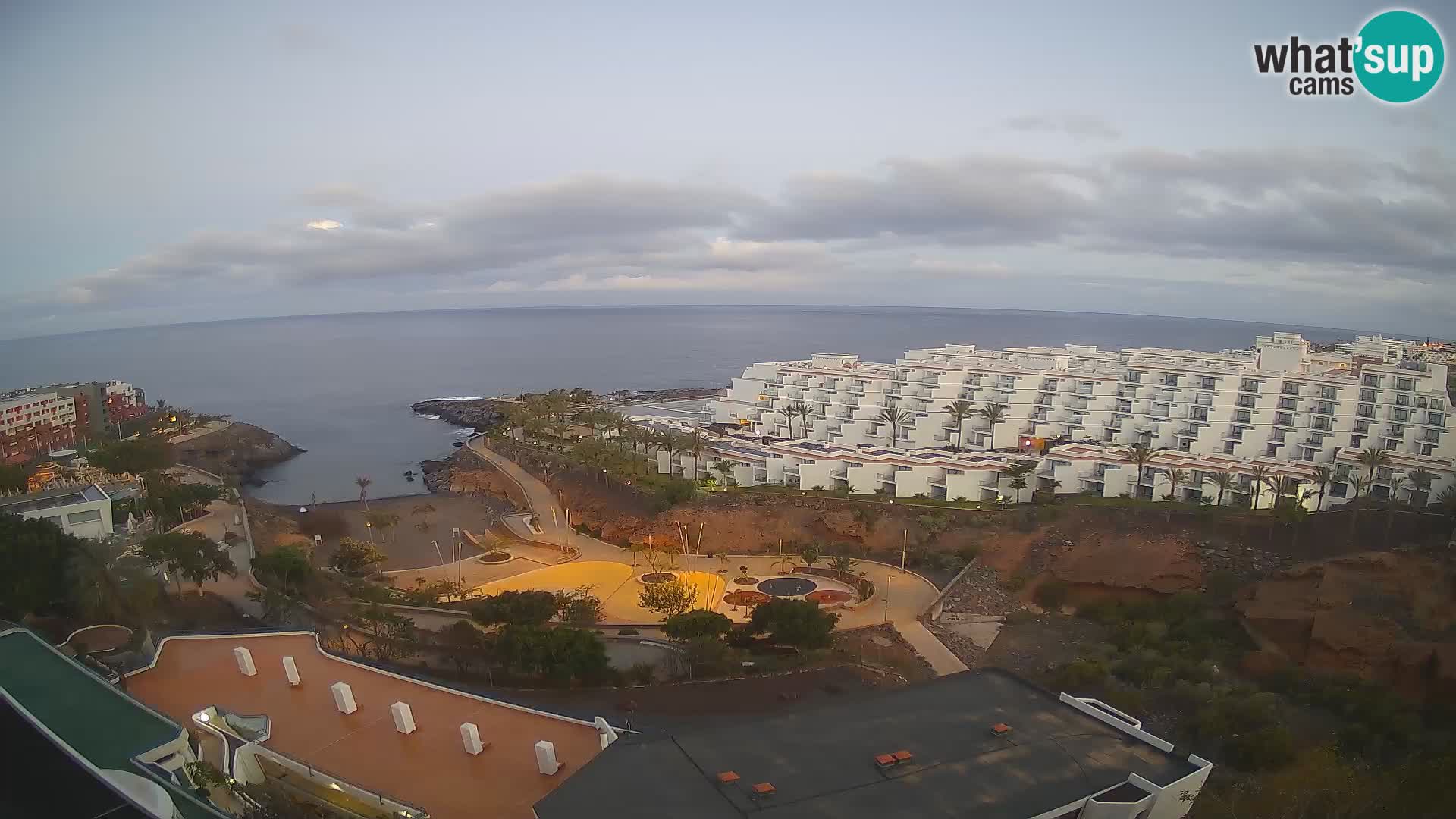 Live webcam Playa de Las Galgas – Playa Paraiso – La Gomera island – Adeje – Tenerife