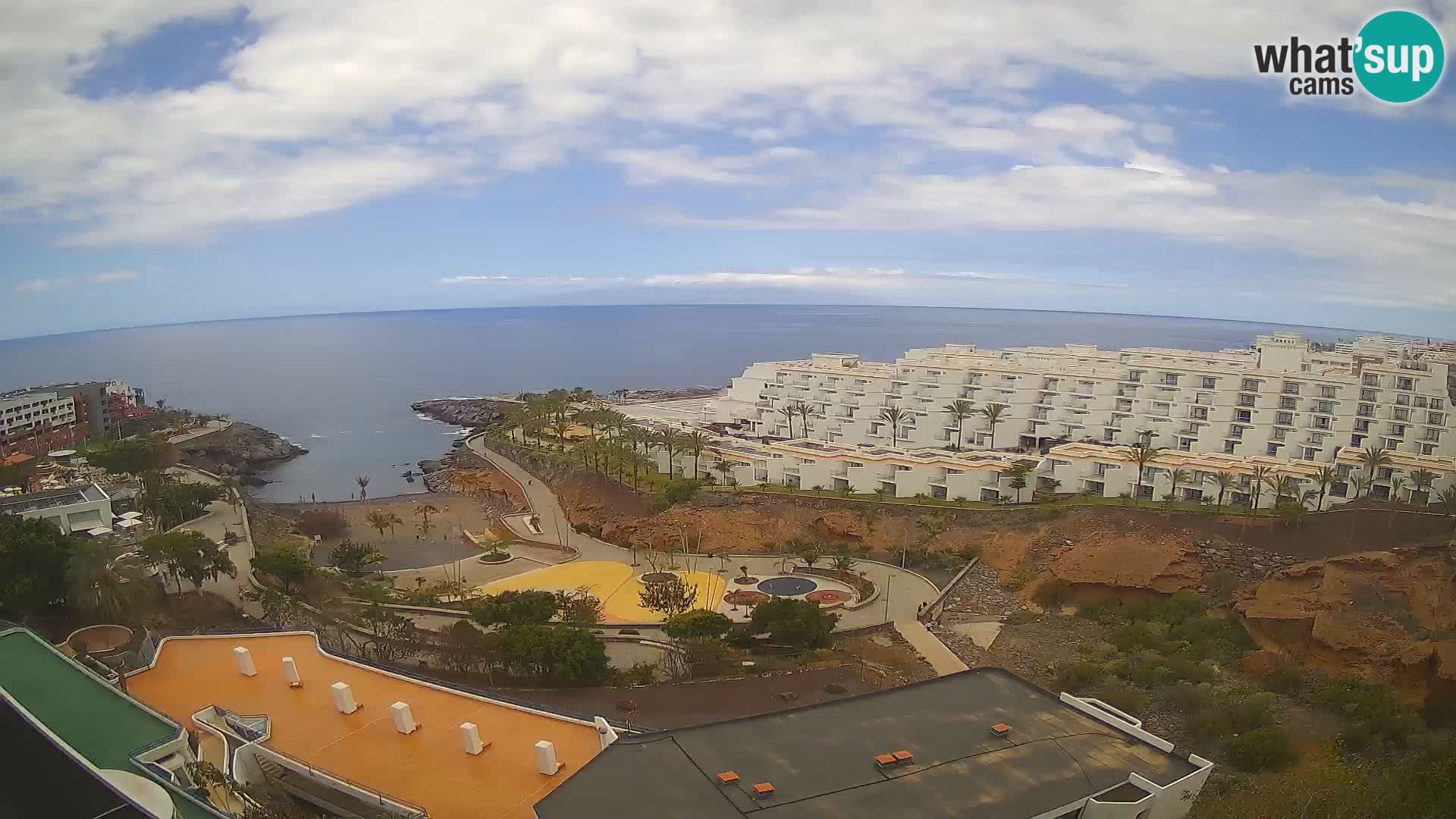 Web kamera uživo Playa de Las Galgas – Playa Paraiso – otok La Gomera – Costa Adeje – Tenerife