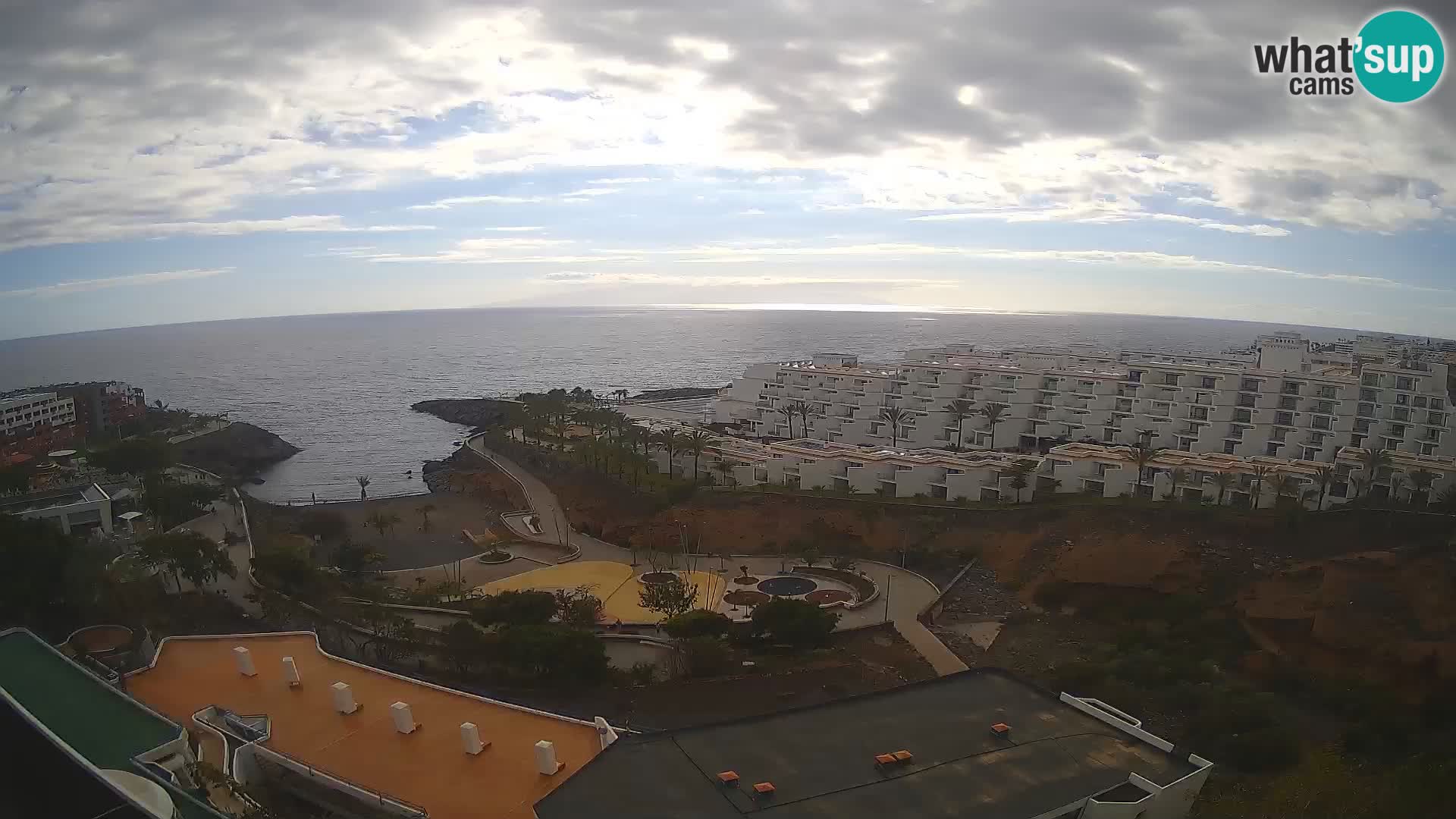Live webcam Playa de Las Galgas – Playa Paraiso – La Gomera island – Adeje – Tenerife
